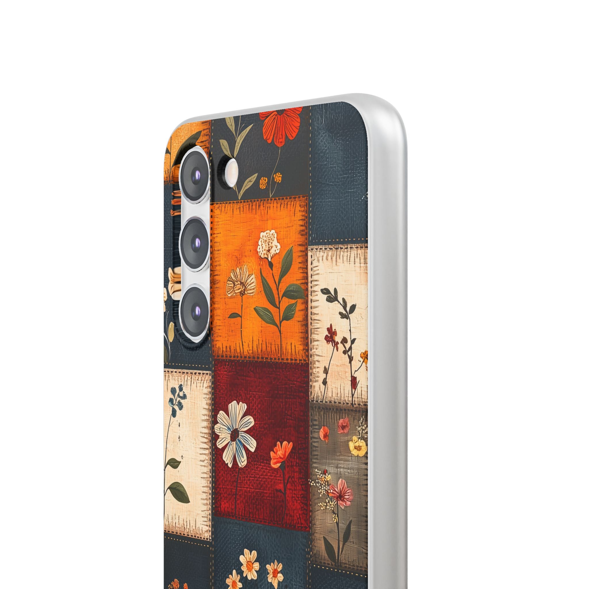 Patchwork Blooms Samsung S23 Plus Case - Soft
