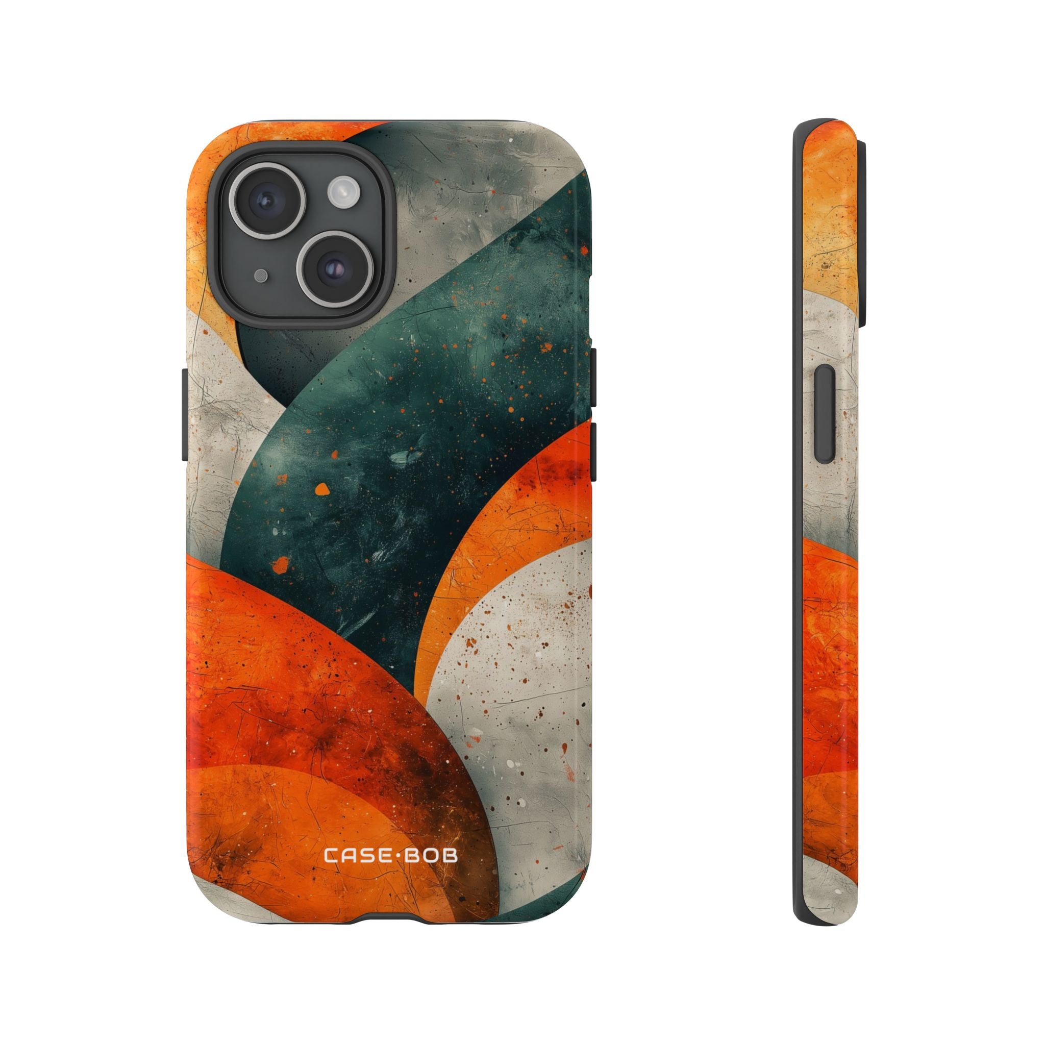 Crimson Wave iPhone 15 Case - Tough