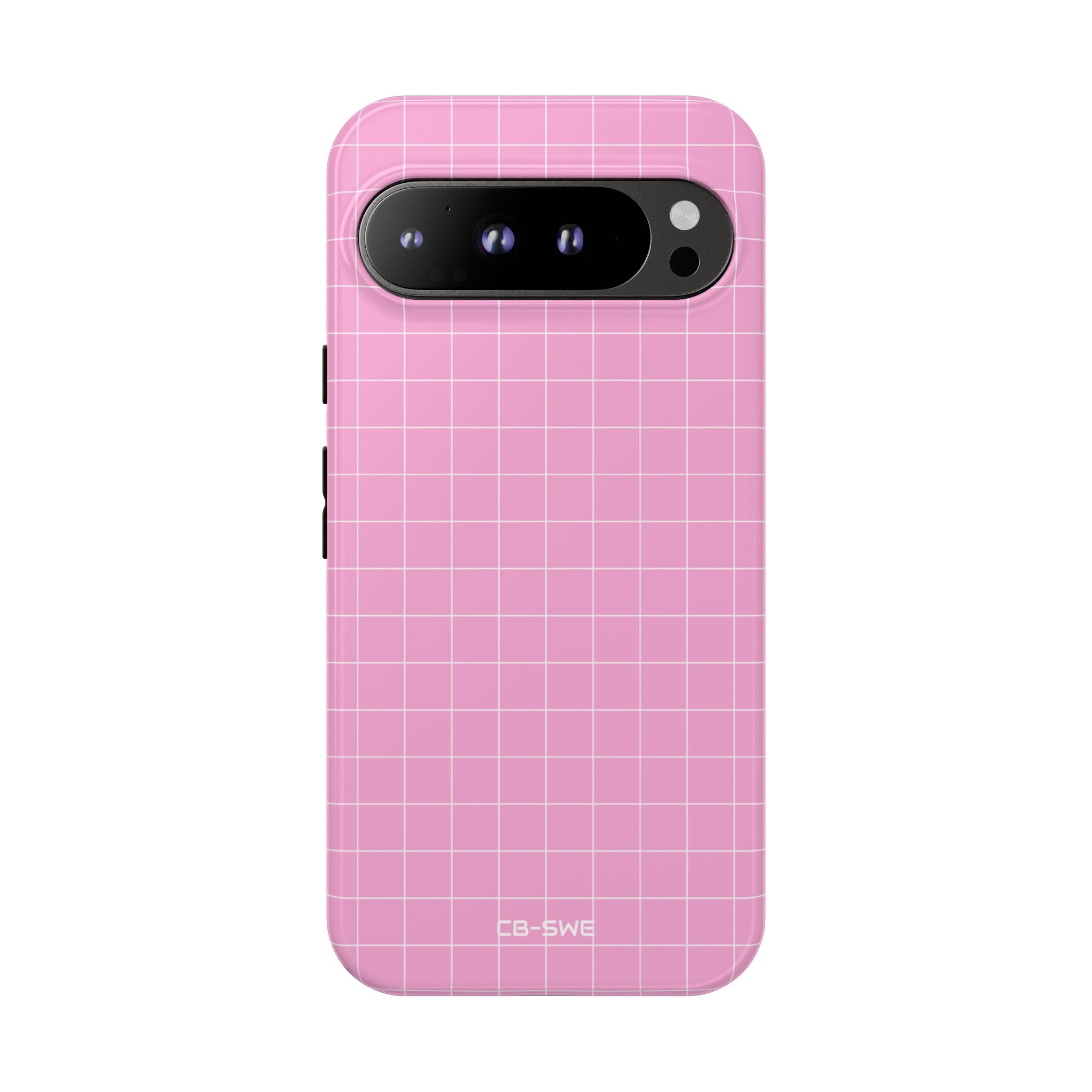 Pink Squares Align - Google Pixel Case
