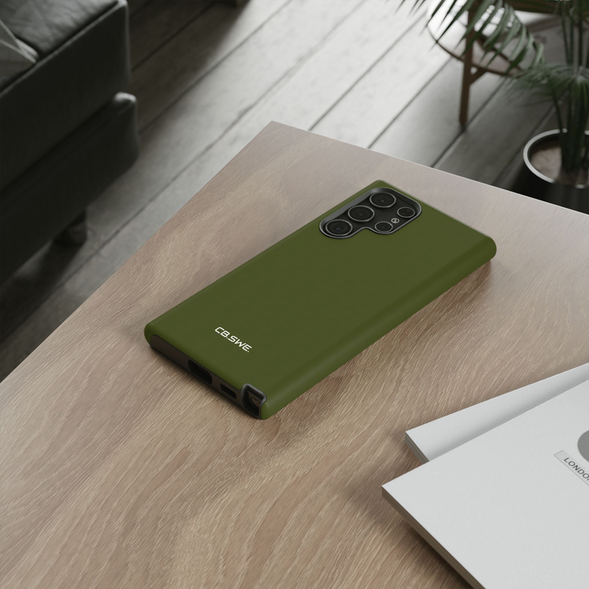 Army Green Samsung Case - Tough
