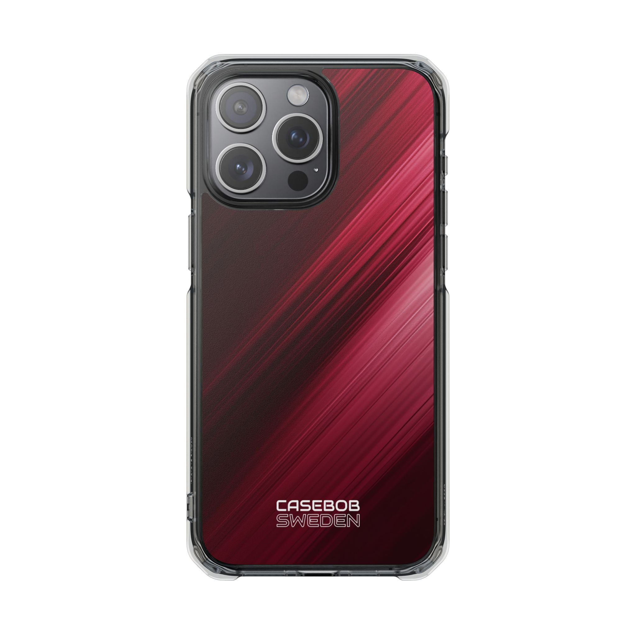 Crimson Drift Motion iPhone 15 - Impact Clear+