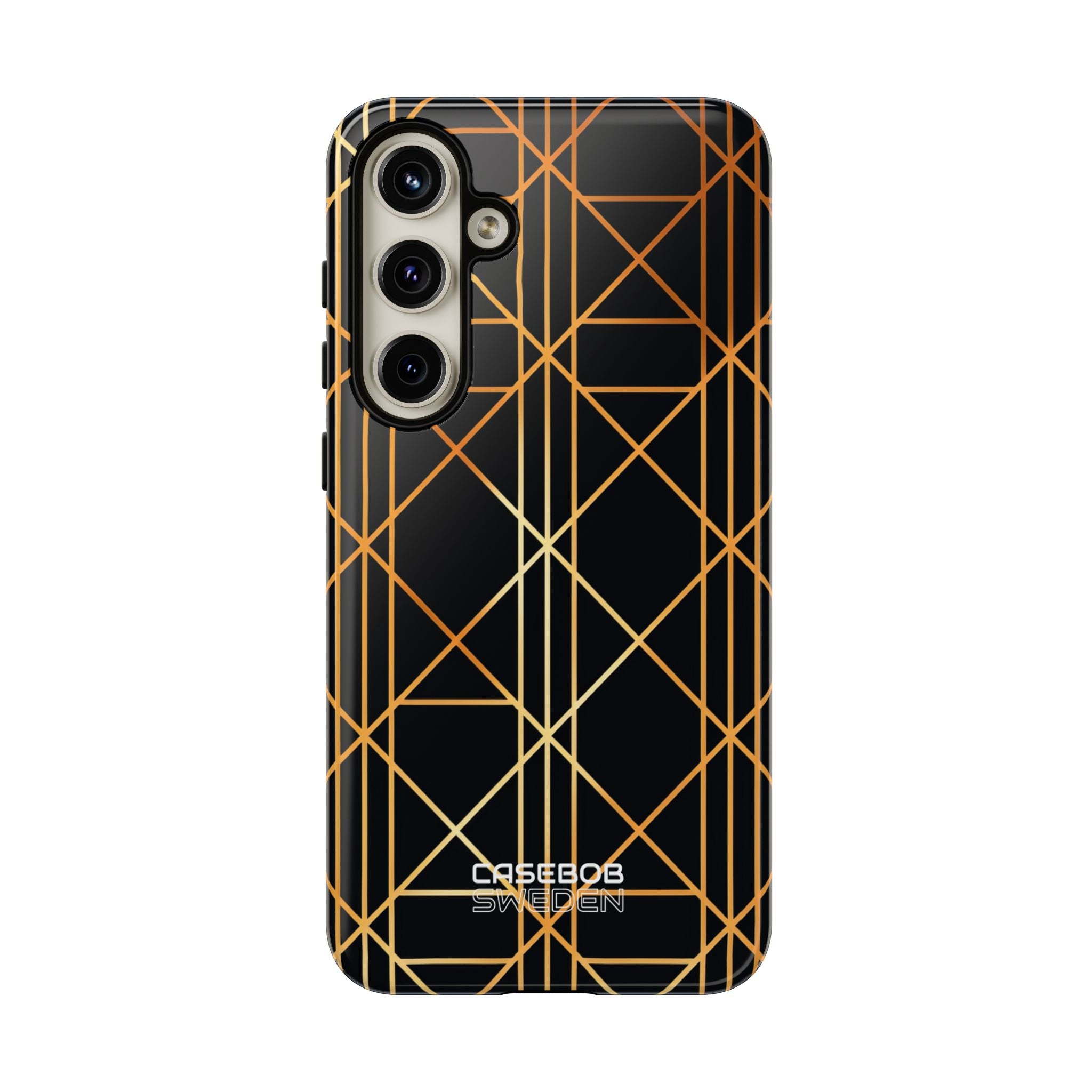 Golden Geometric Elegance Samsung S24 - Tough