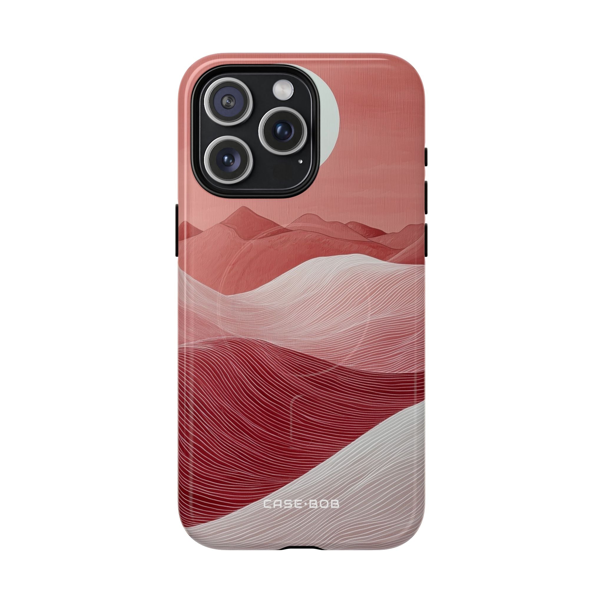 White Orb Dunes iPhone 15 Pro Max Case - Tough+