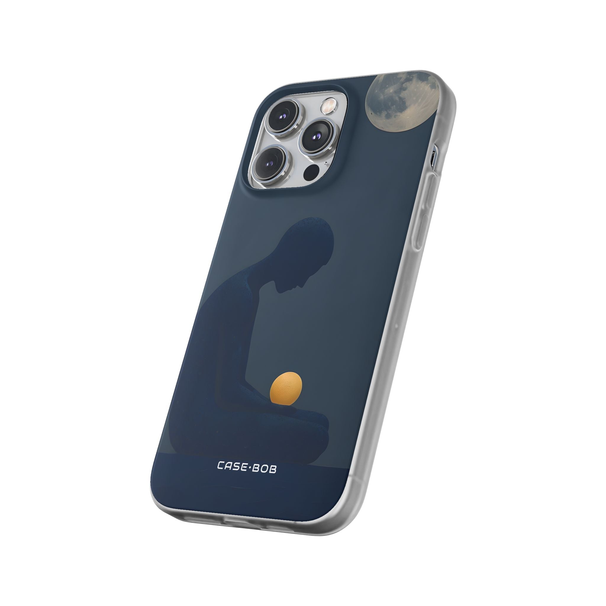 Moonlit Contemplation iPhone 14 Pro Max Case - Soft