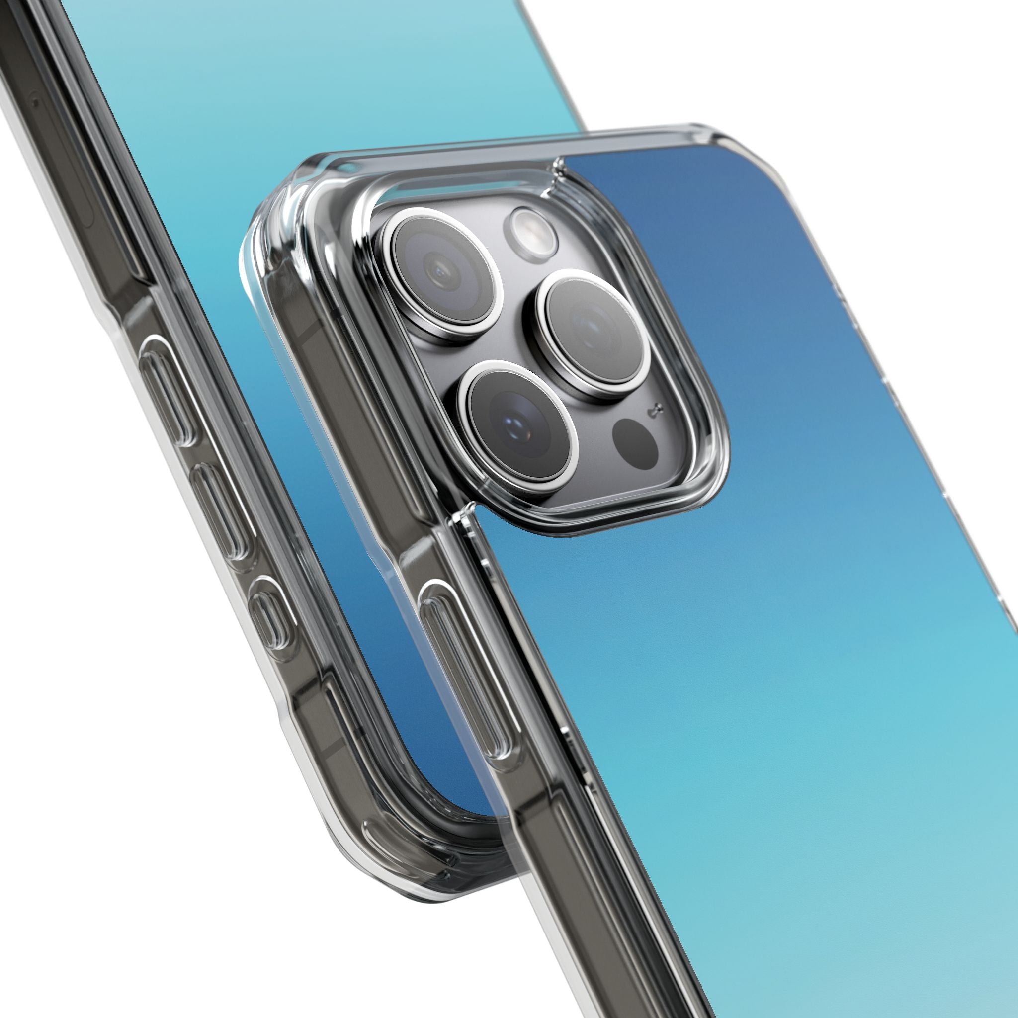 Blue Horizon Gradient iPhone 15 - Impact Clear+