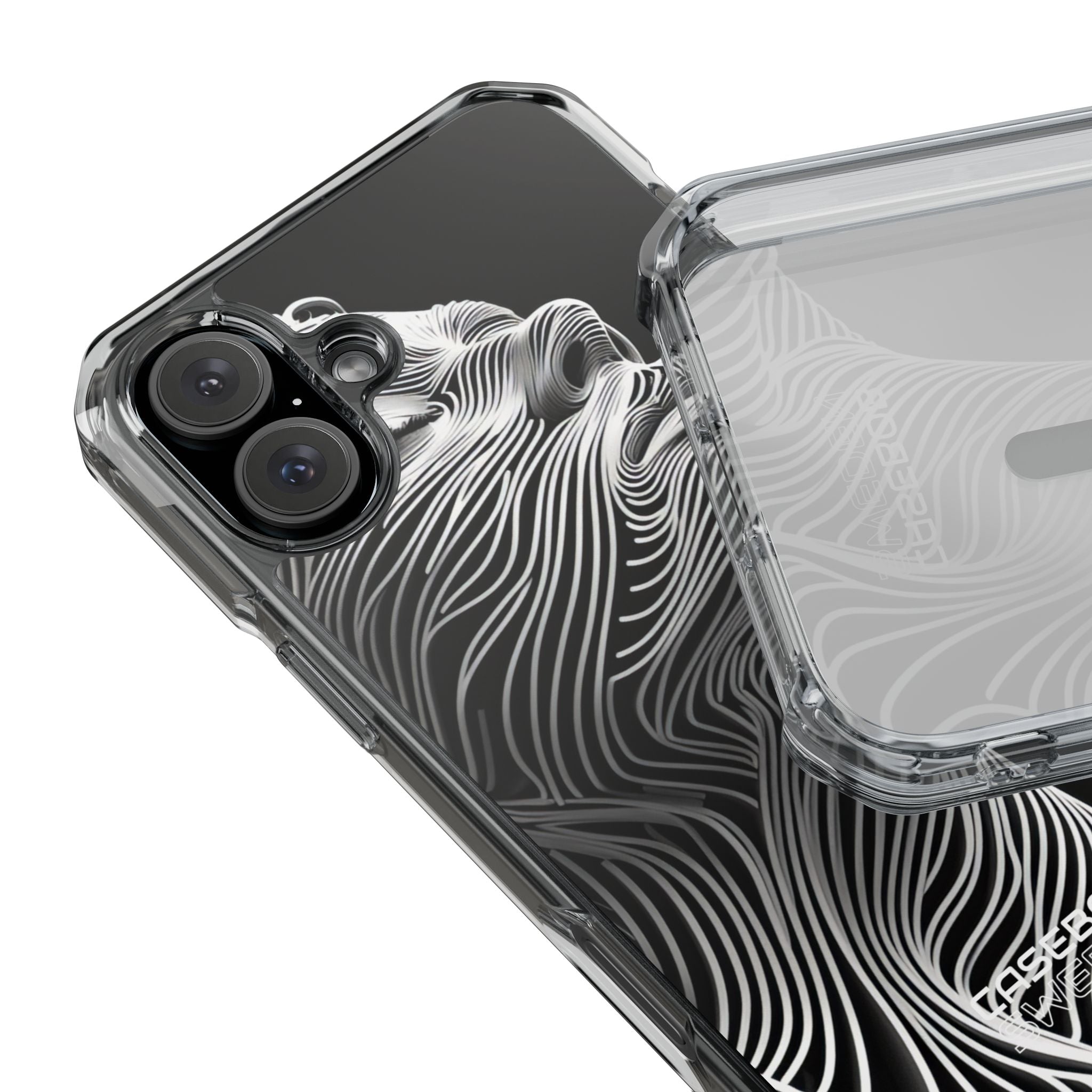Fluid Face Lines iPhone 16 – Impact Clear+