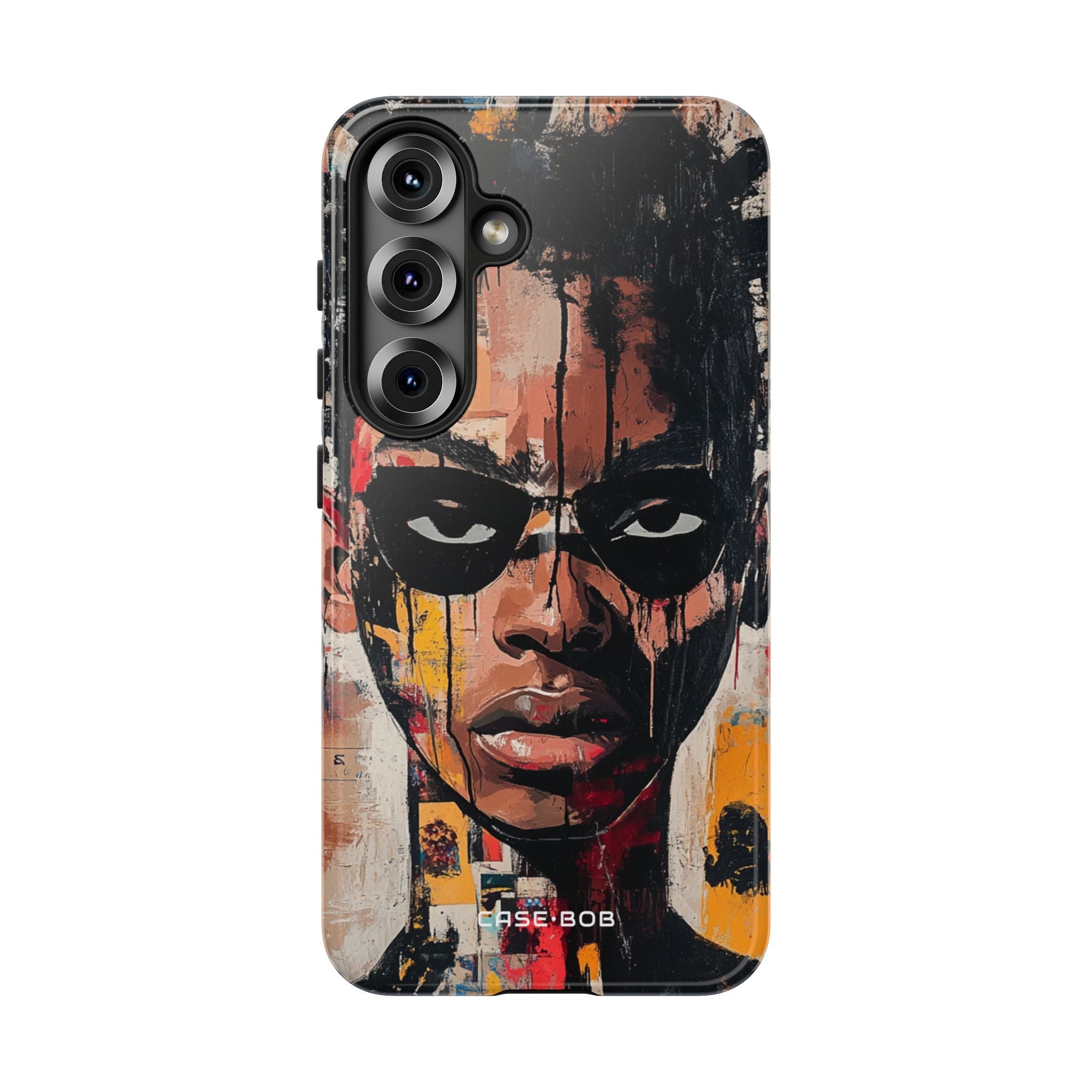 Masked Portrait Drips Samsung S25 Case - Tough