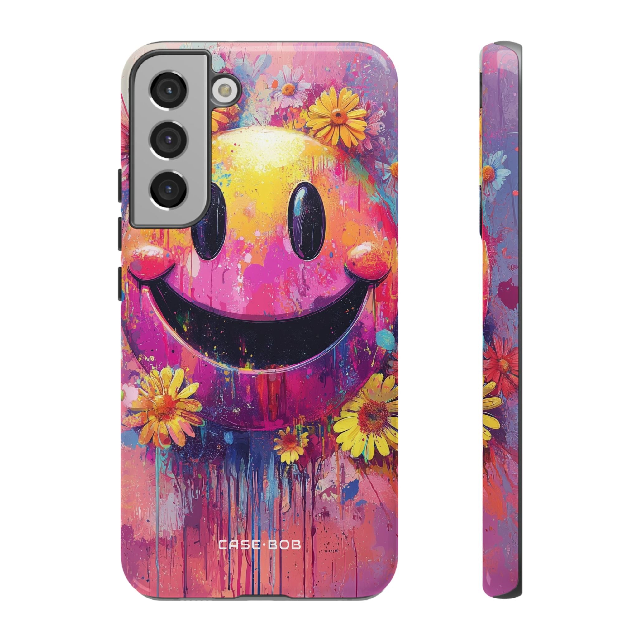 Smiley Bloom Samsung S22 Plus Case - Tough