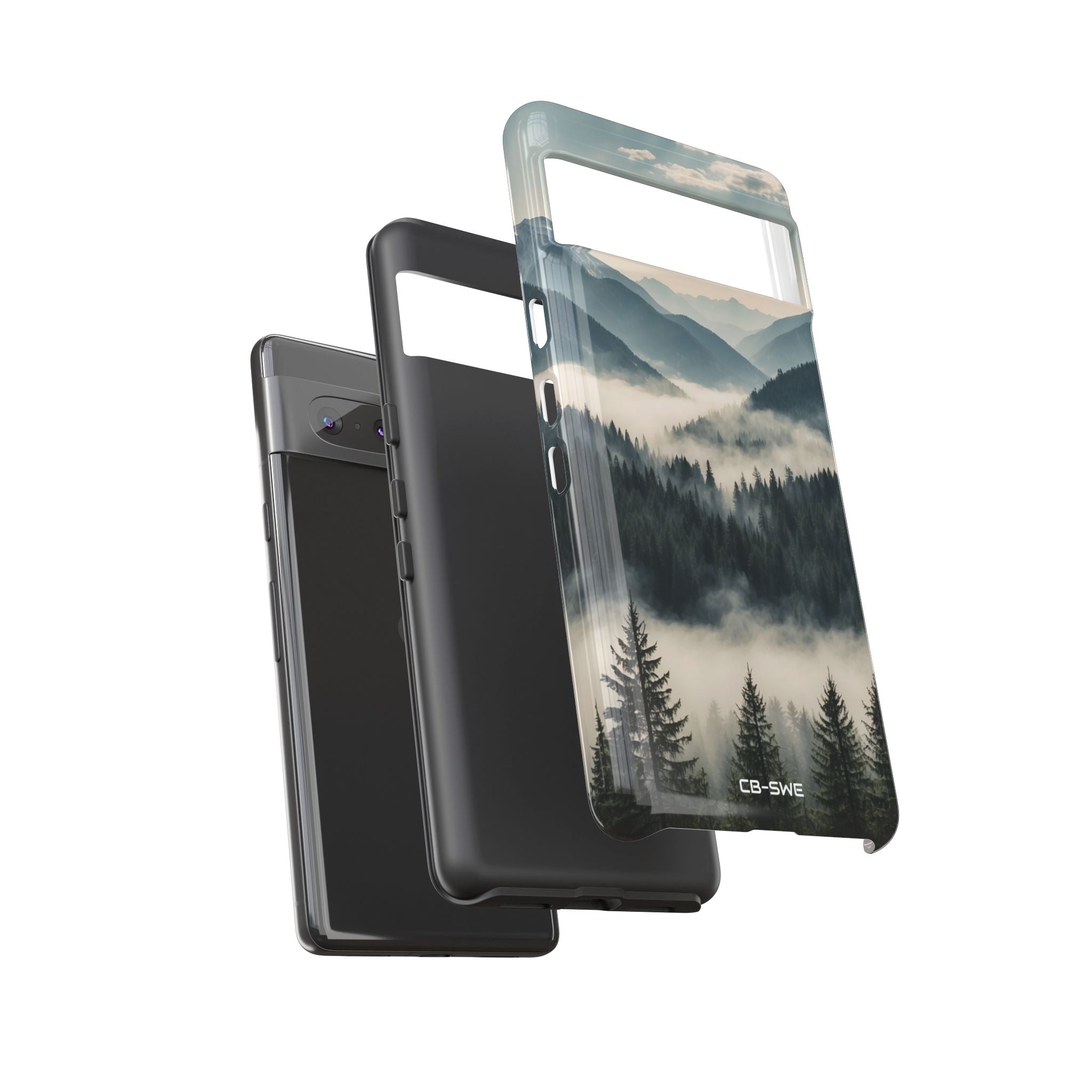 Misty Forest Embrace - Google Pixel Case