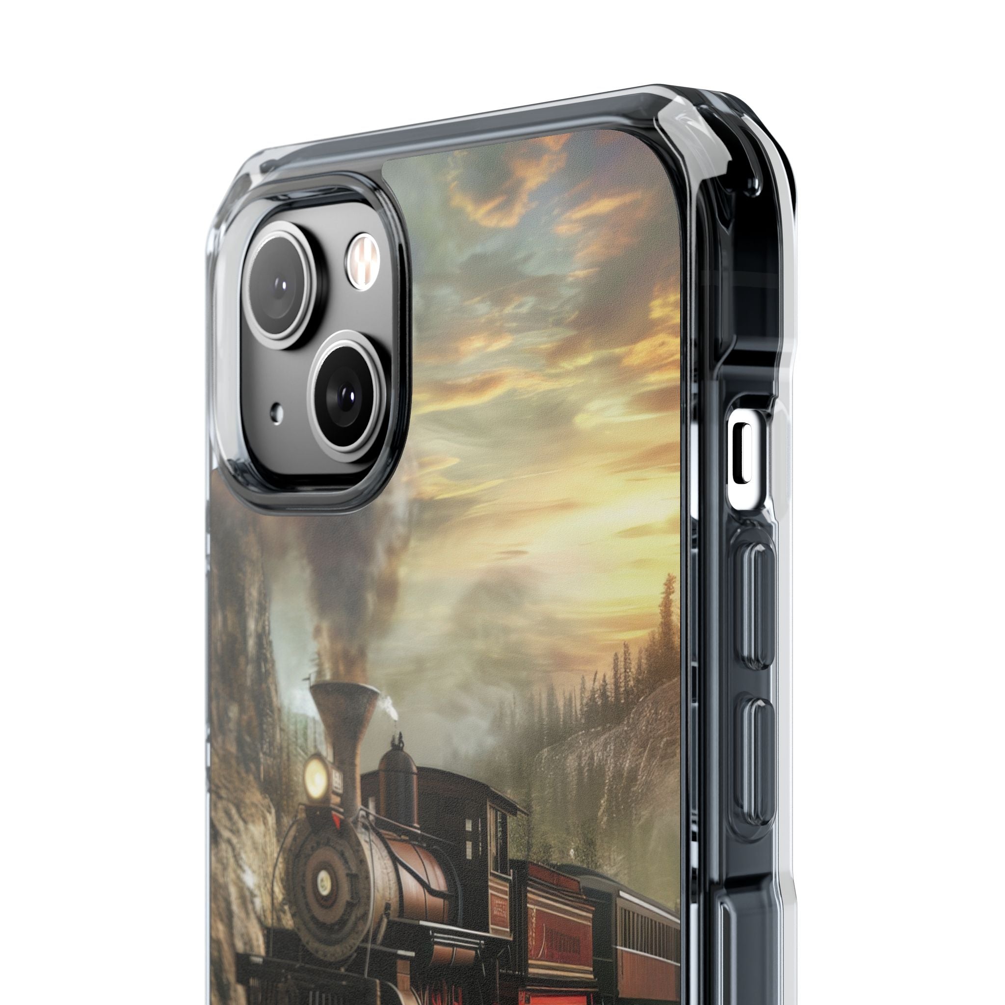 Steam Mountain Crossing iPhone 14 - Impact Clear+