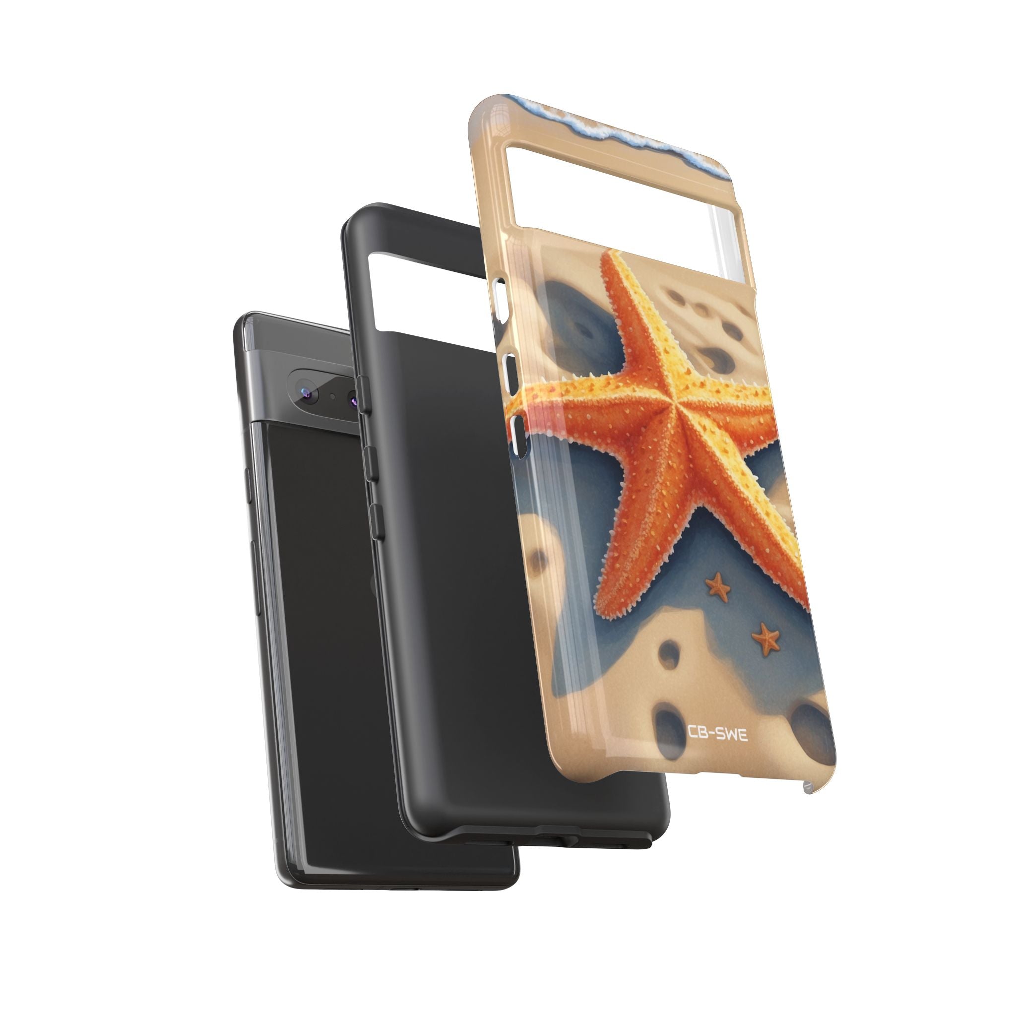 Starfish Rests On Sand - Google Pixel Case