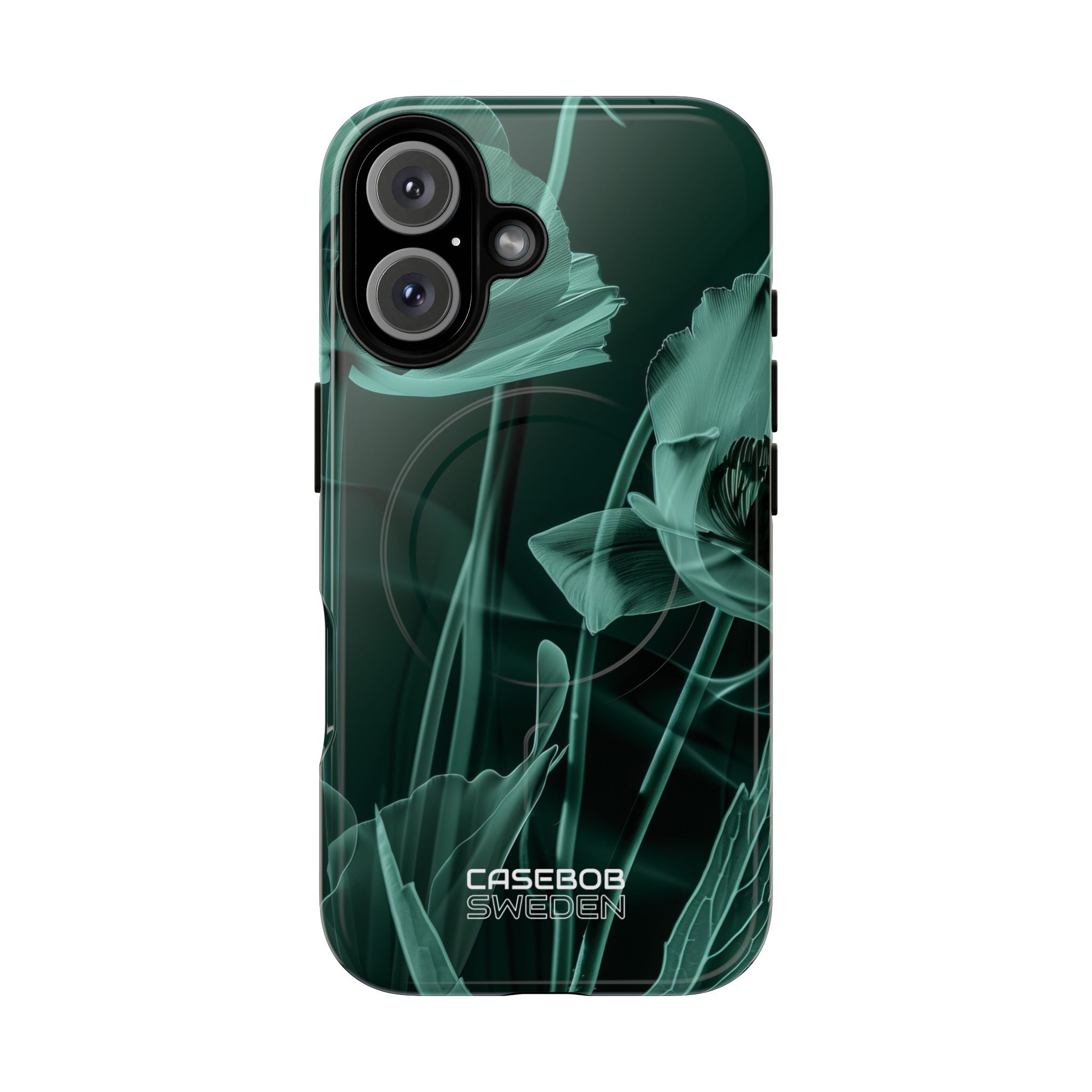 Teal Bloom Radiance iPhone 16 - Tough+