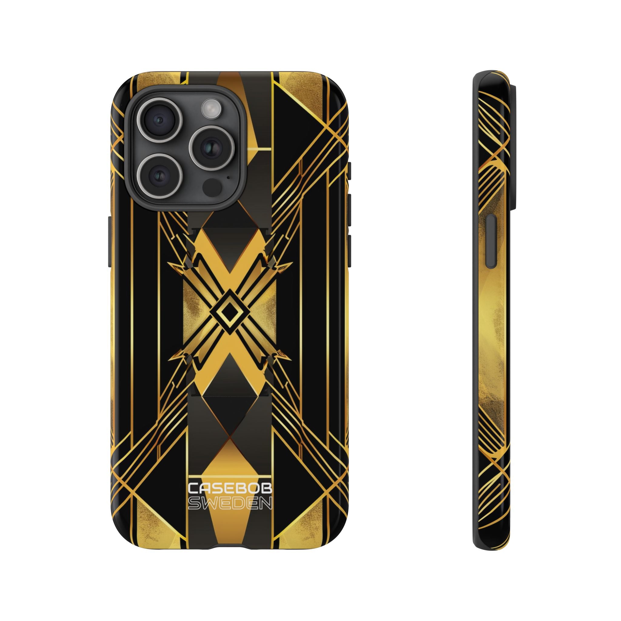 Golden Deco Symphony iPhone 15 - Tough