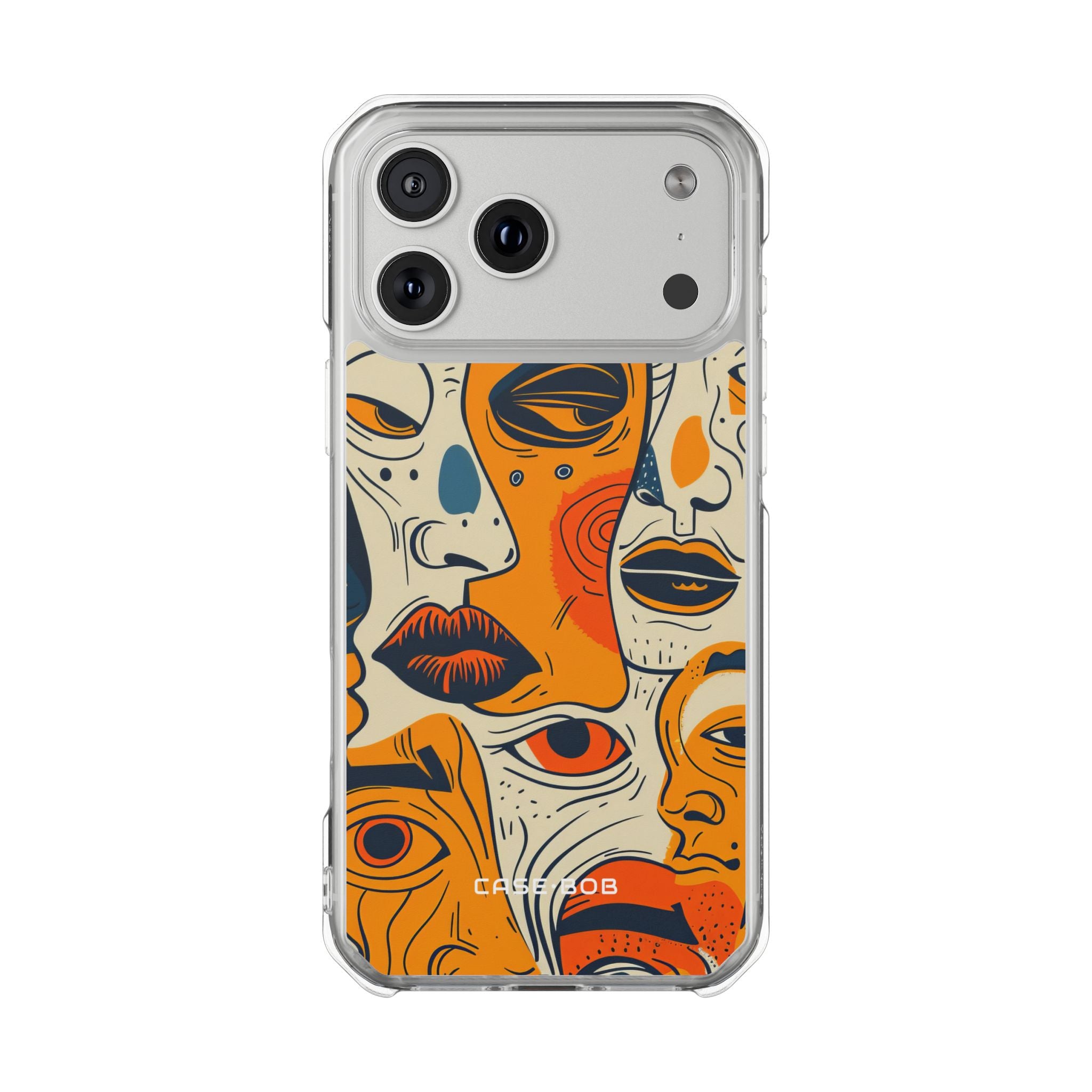 Tangerine Faces iPhone 17 Pro Max Case - Impact