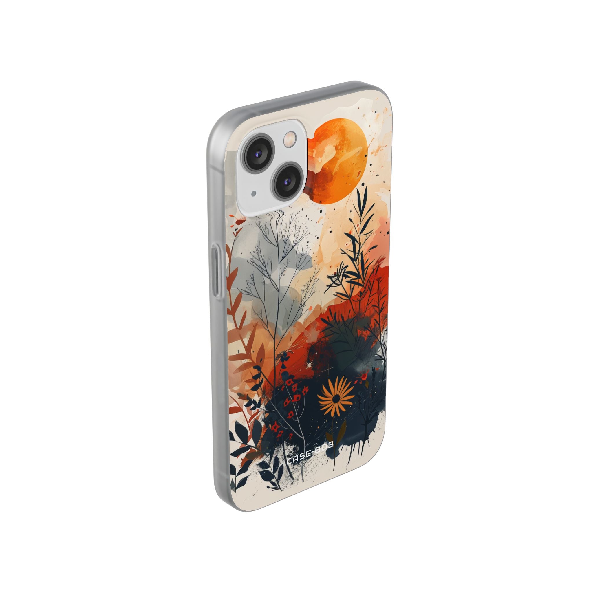 Orange Solstice iPhone 14 Case - Soft
