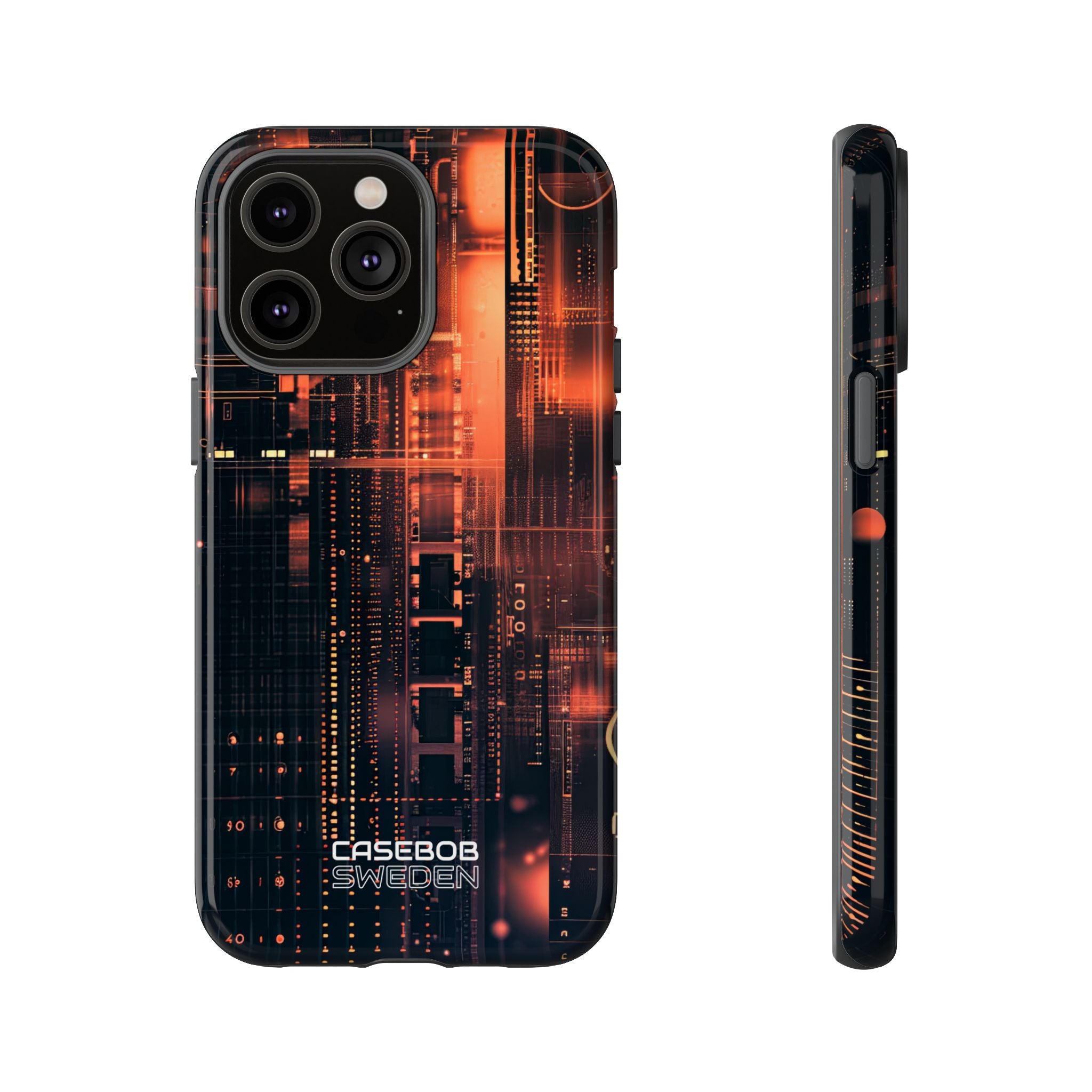 Neon Circuit Dreams iPhone 14 - Tough