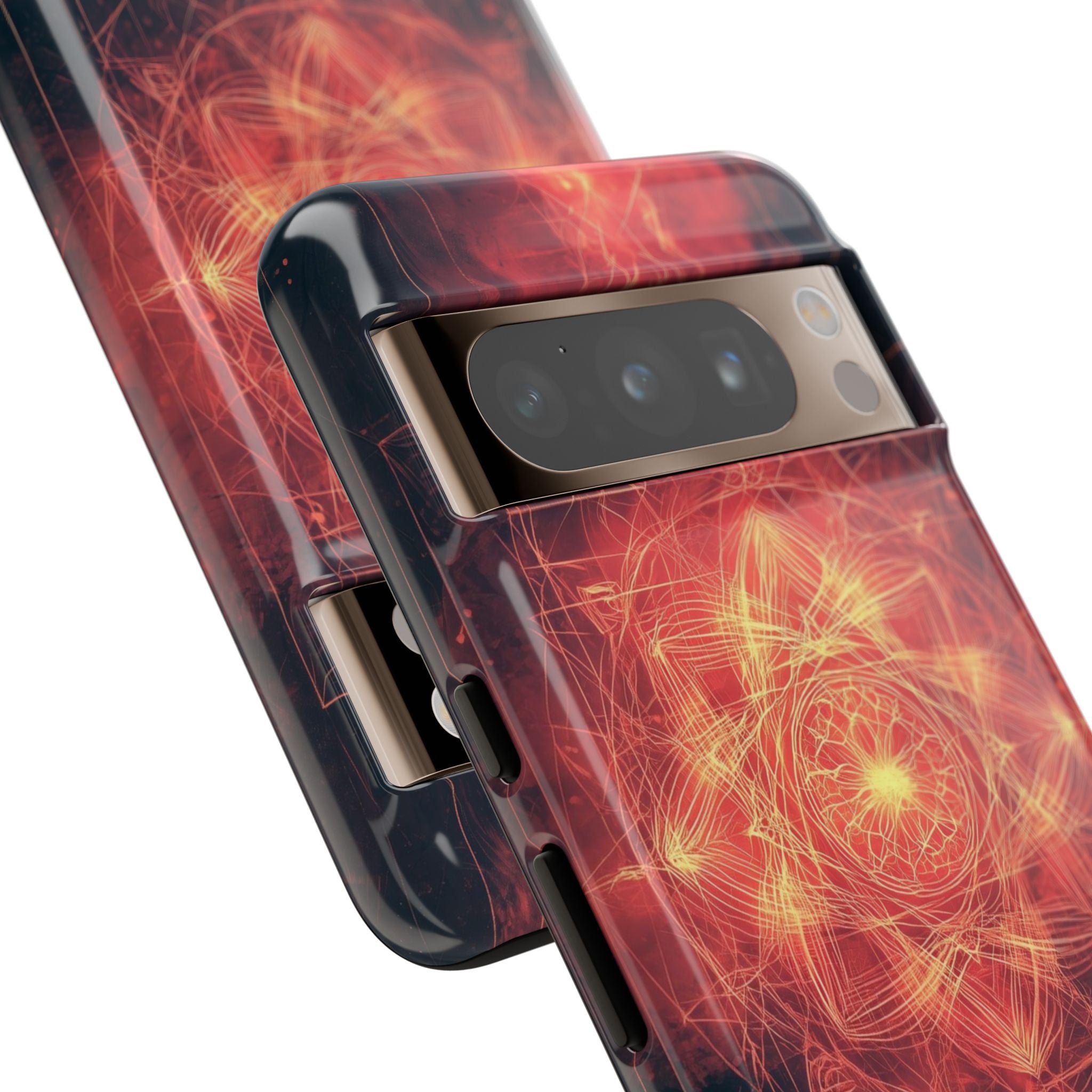 Flames Embrace Sky - Google Pixel Case