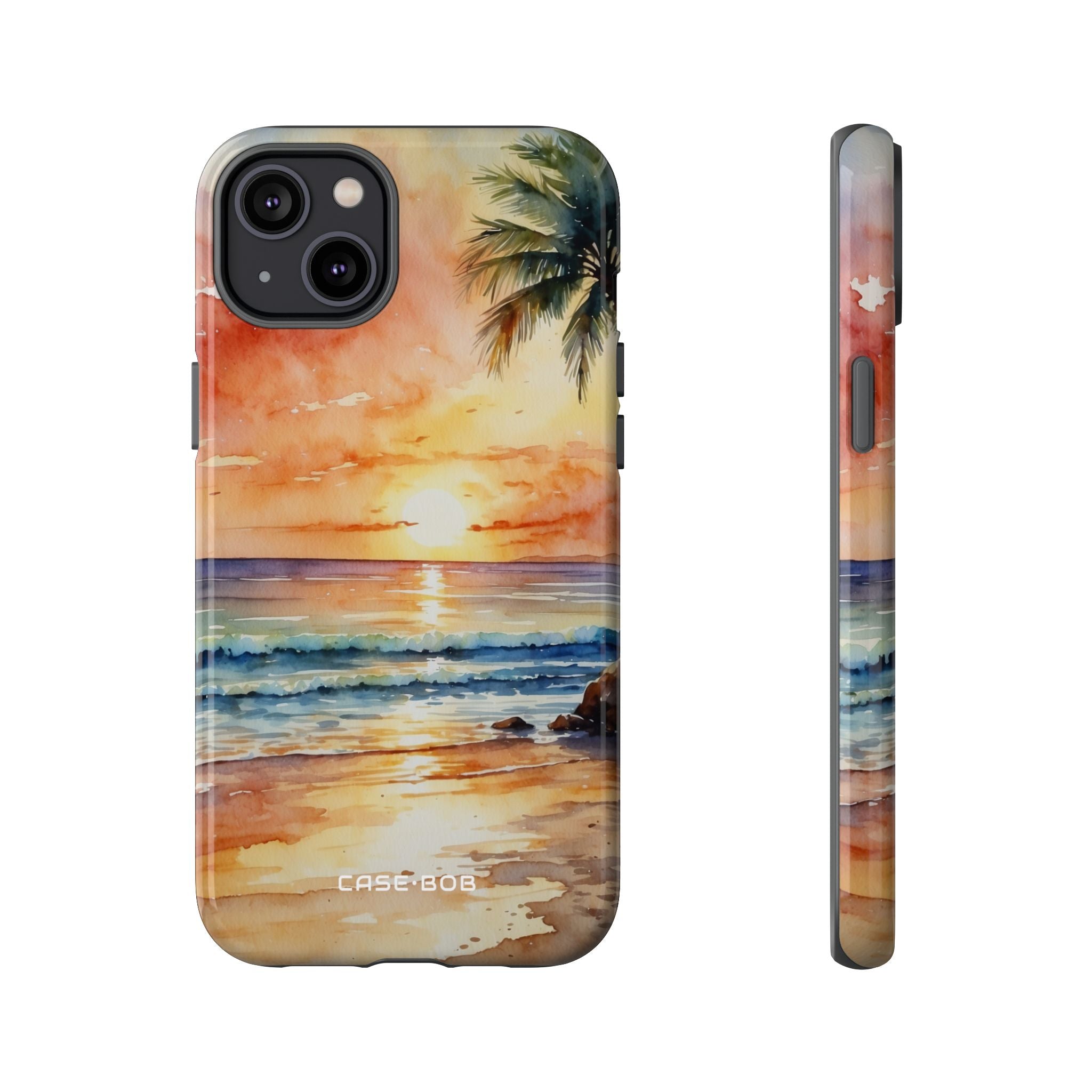 Sunset Palm iPhone 14 Plus Case - Tough