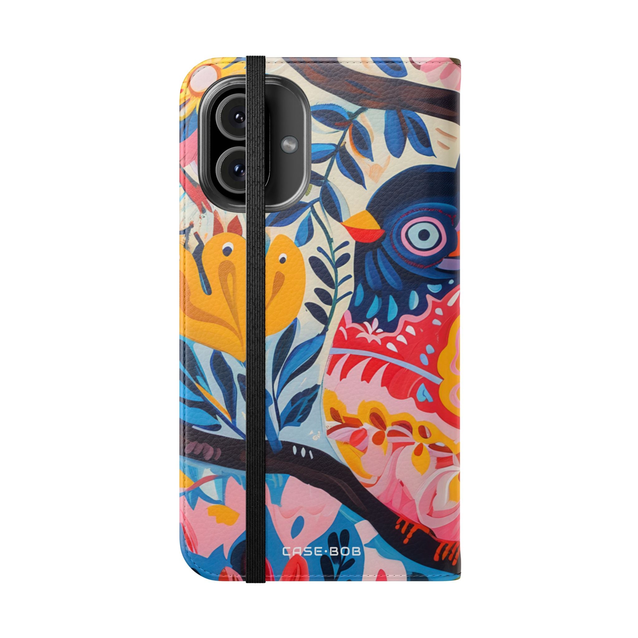 Ornate Owl Bloom - iPhone 16 Plus Case - Wallet
