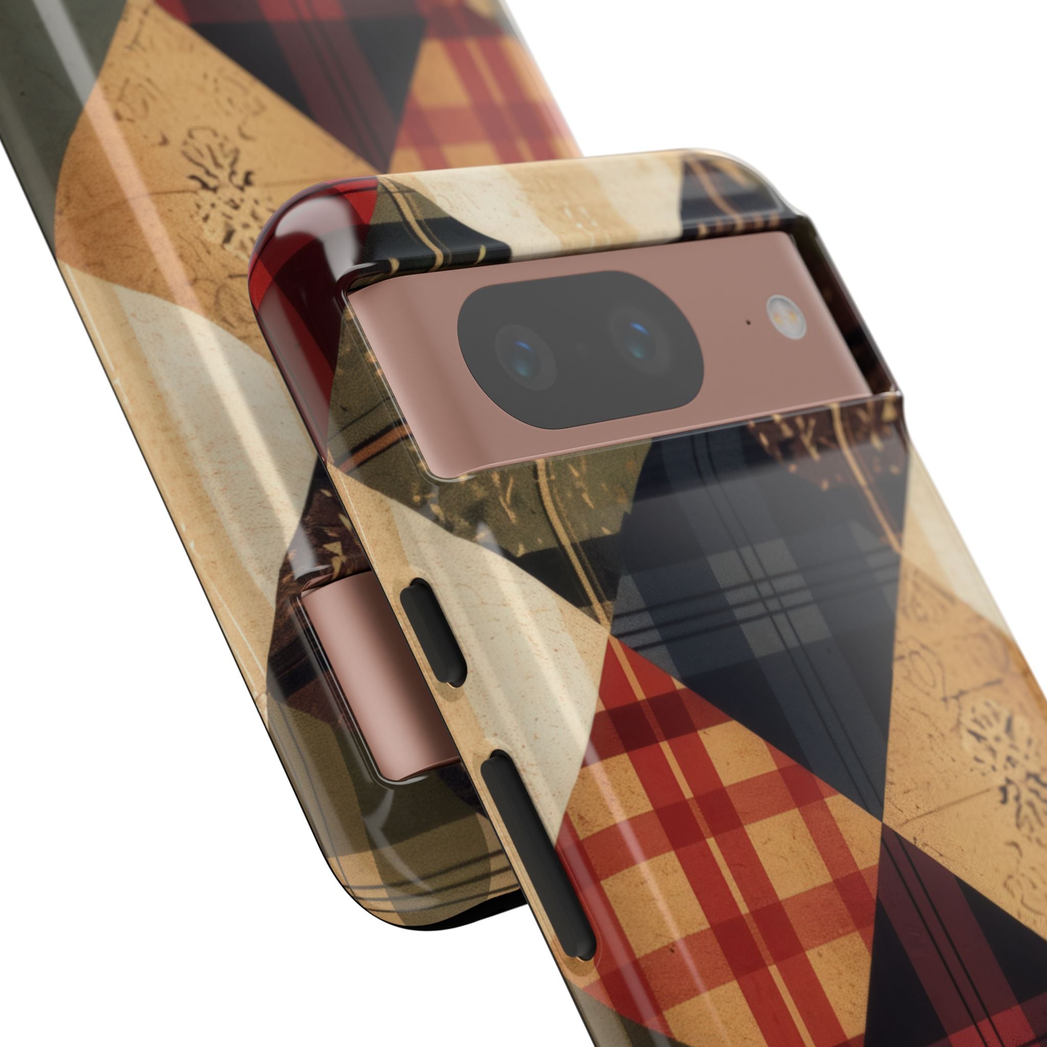 Rustic Quilt Charm Google Pixel 8 - Tough