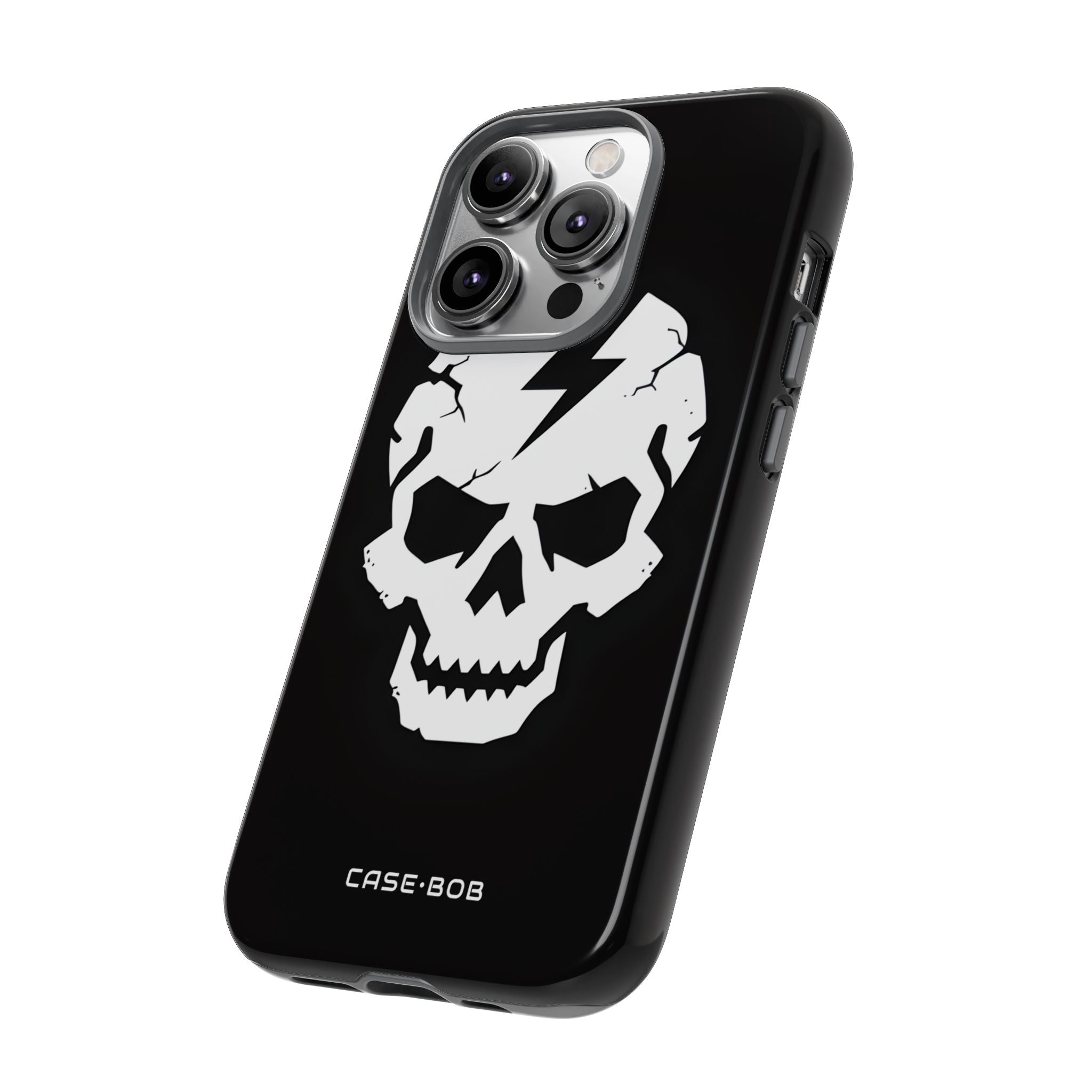 Lightning Skull iPhone 14 Pro Case - Tough
