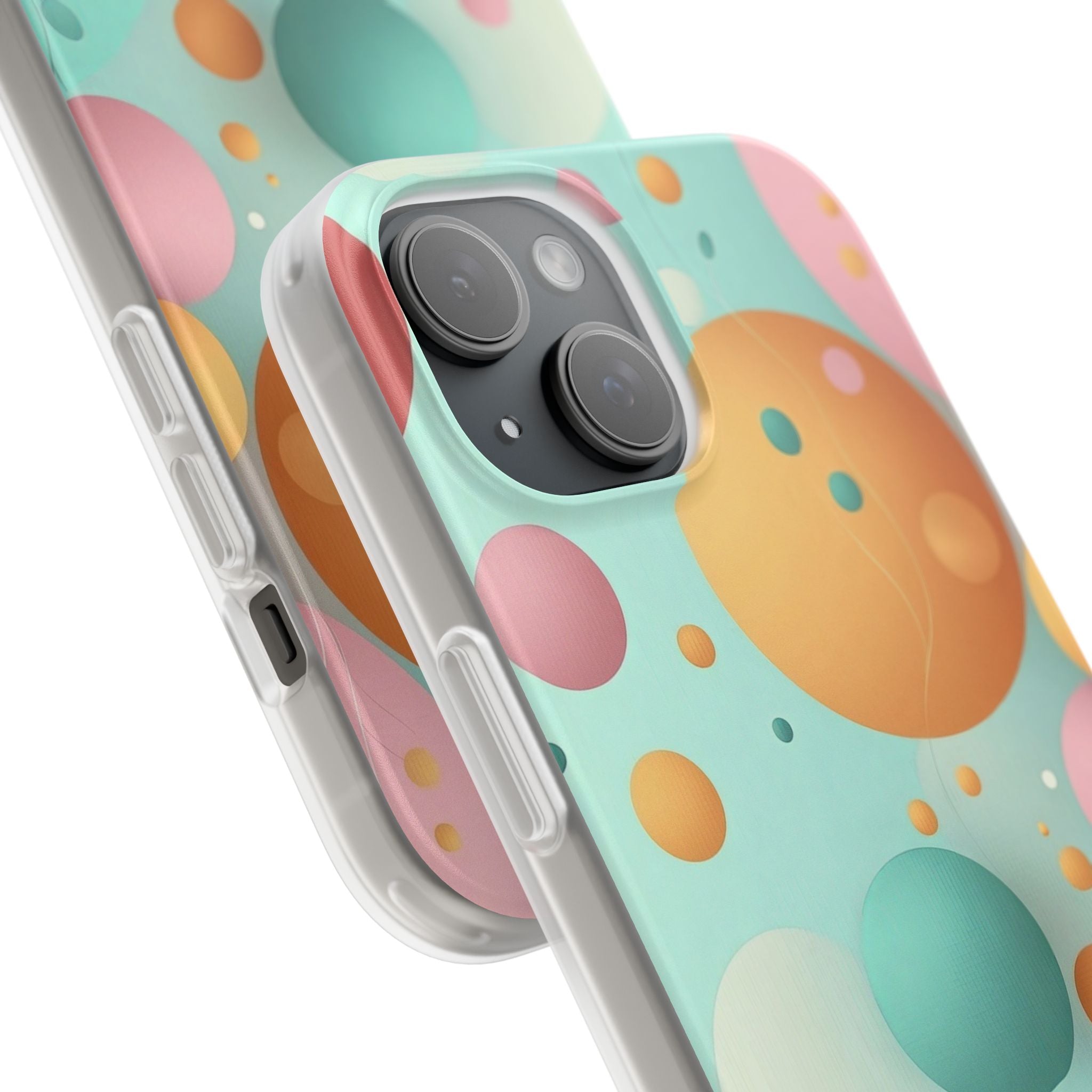 Pastel Circles iPhone 15 Case - Soft