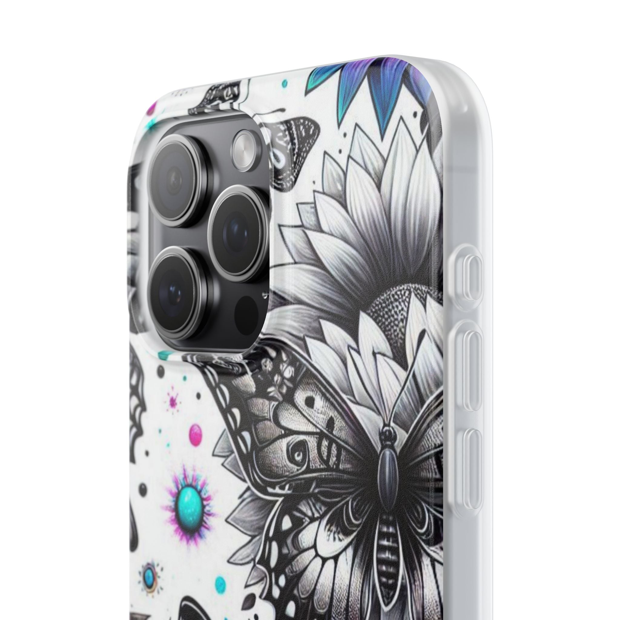 Butterfly Bloom iPhone 15 Pro Max Case - Soft