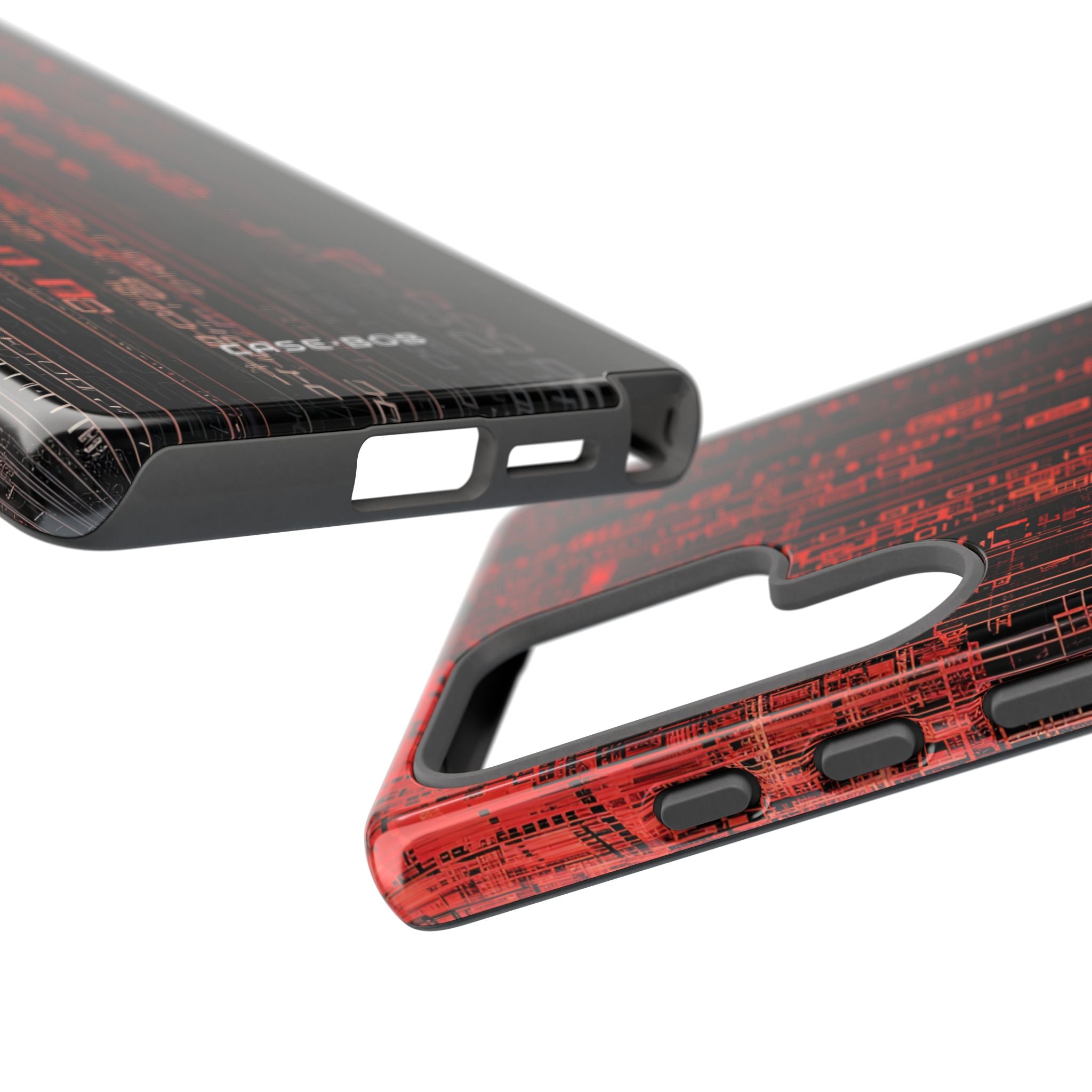 Crimson Glyphs Samsung S25 Ultra Case - Tough