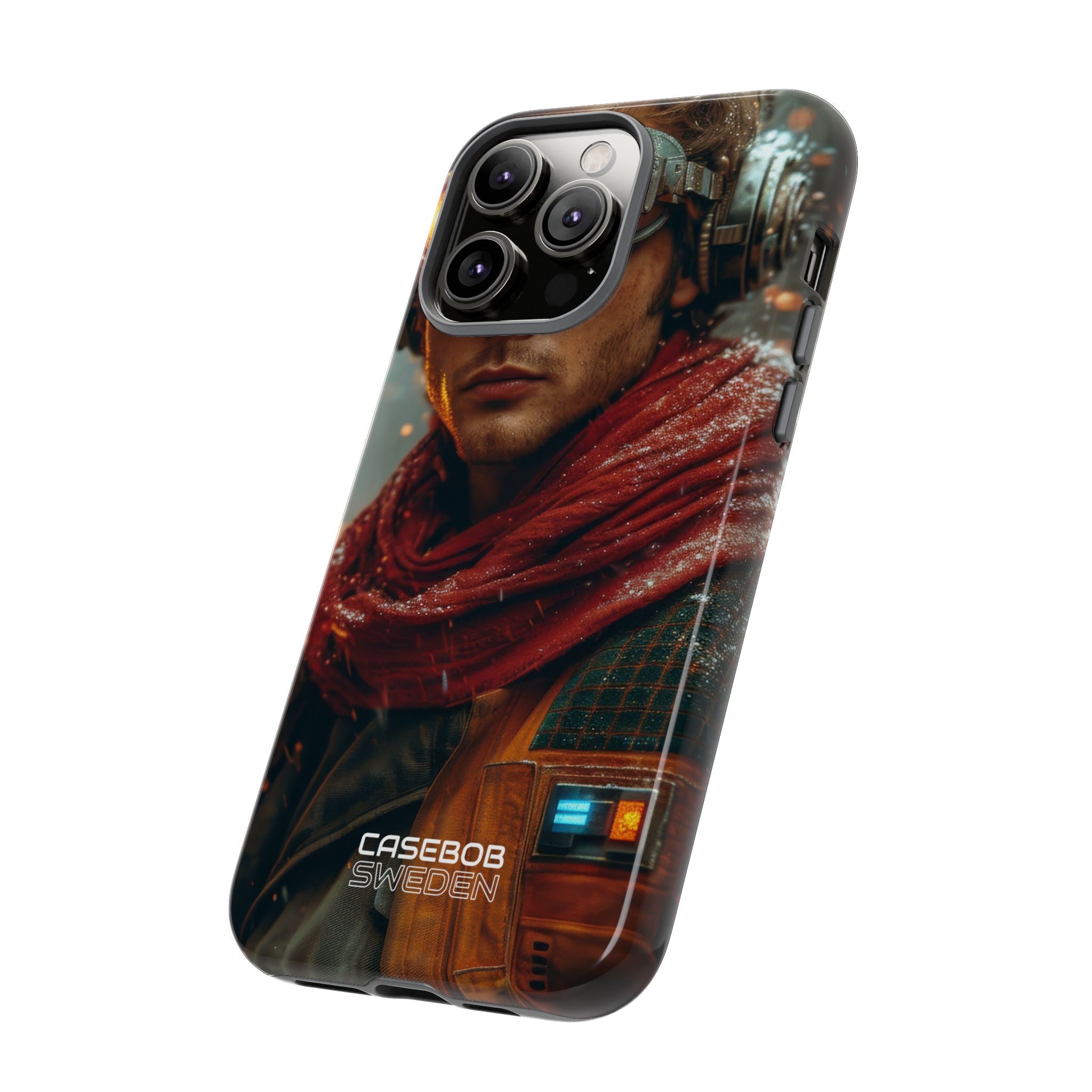 Futuristic Steampunk Explorer iPhone 14 - Tough