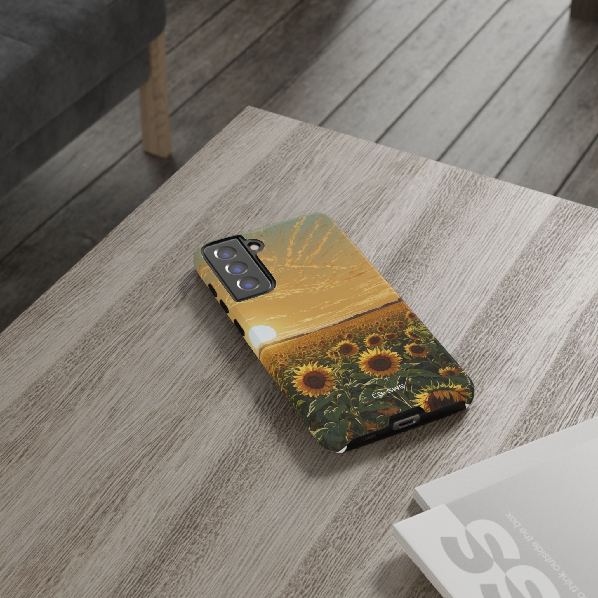Sunflowers Embrace Sunset - Samsung Case