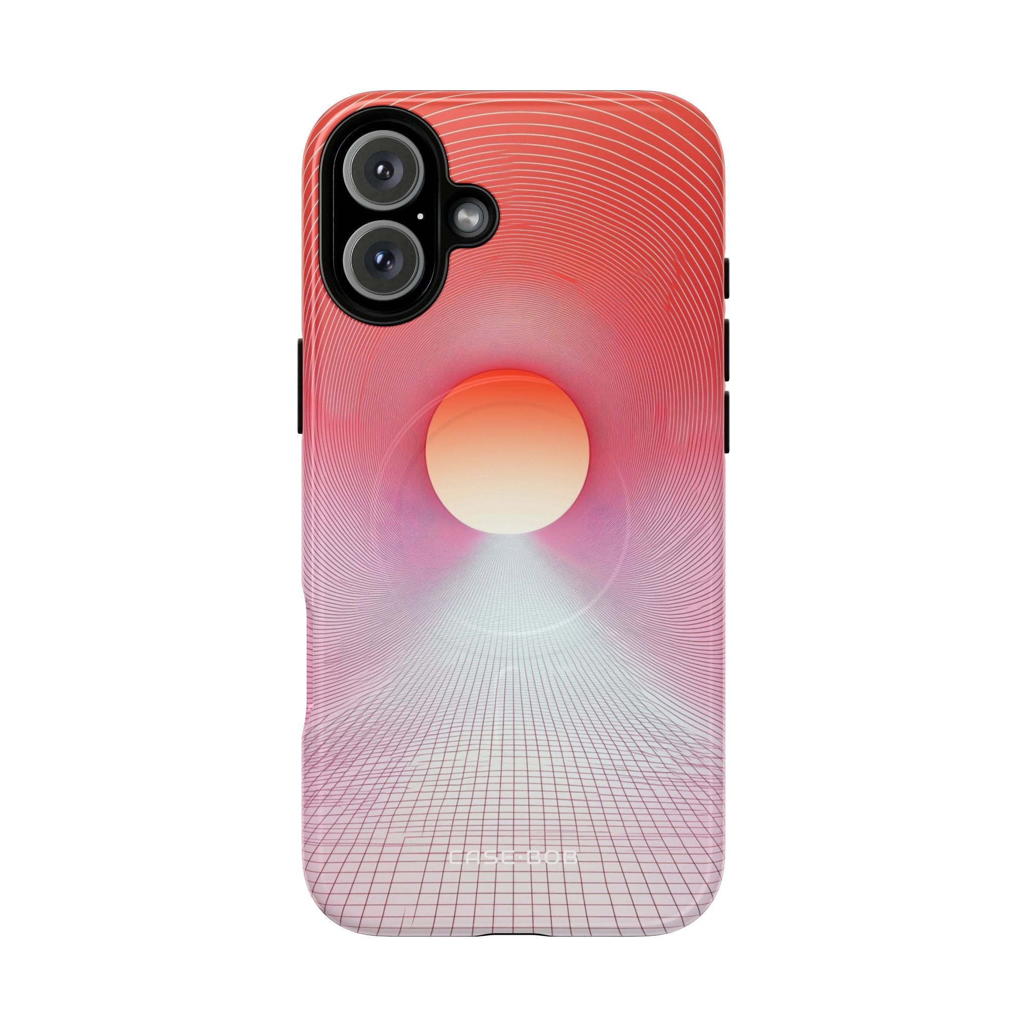 Orange Portal iPhone 16 Plus Case - Tough+