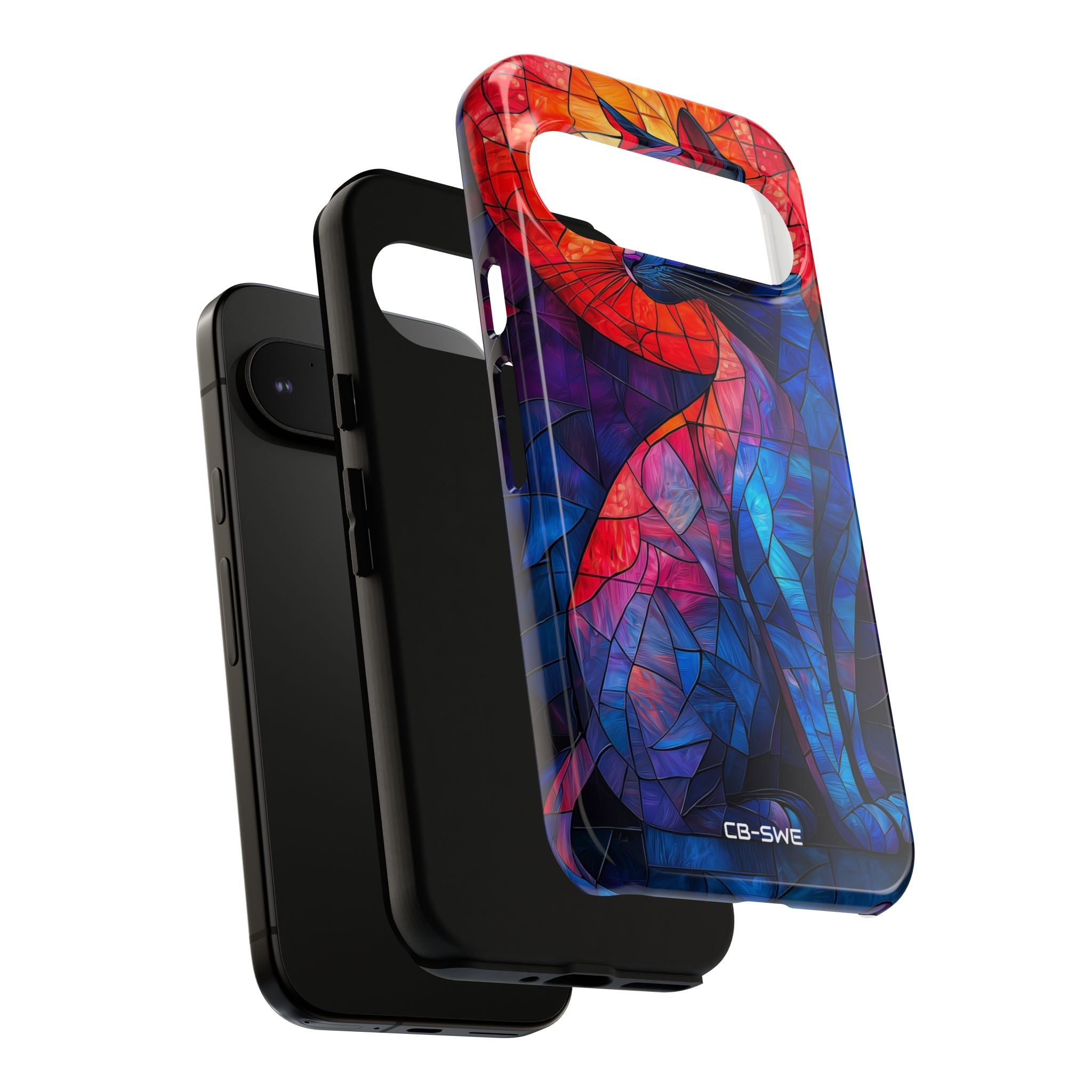 Cat Silhouettes Glow - Google Pixel Case