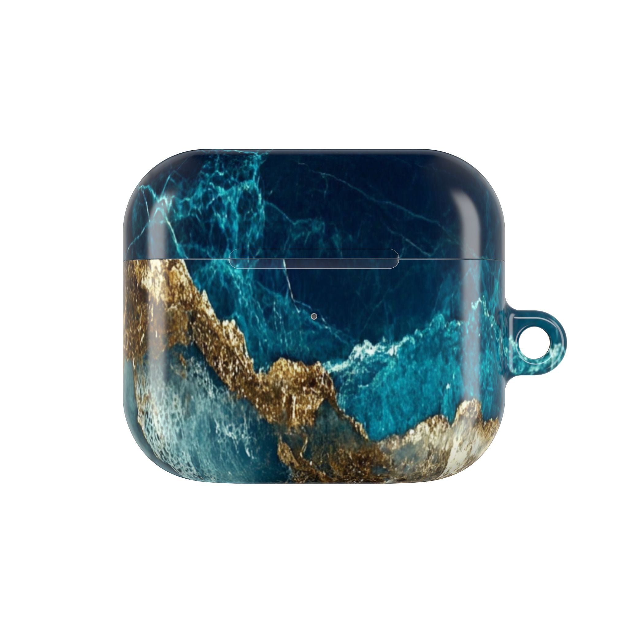 Golden Fracture Teal - AirPods Case