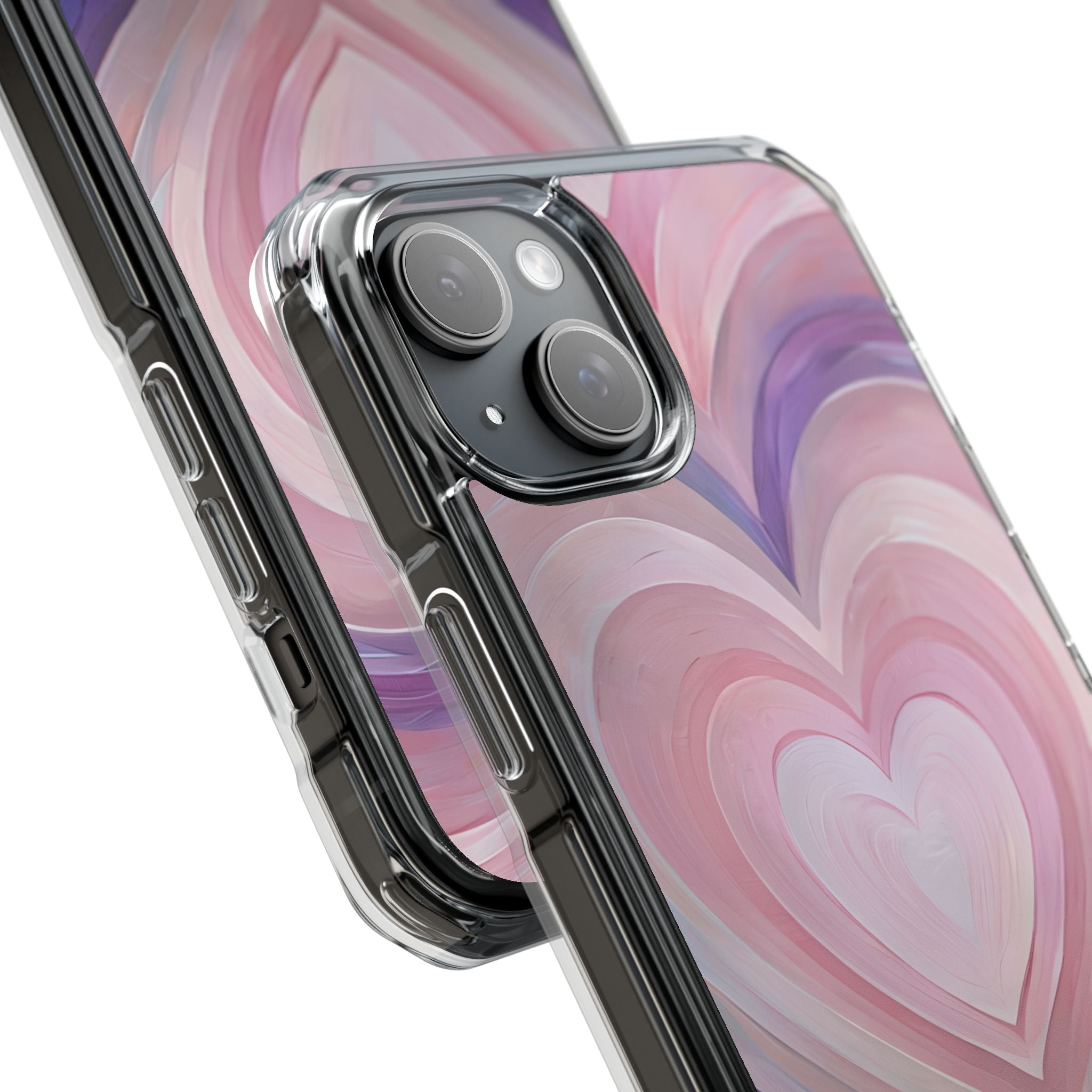Impressionistic Heart Layers iPhone Case - Impact