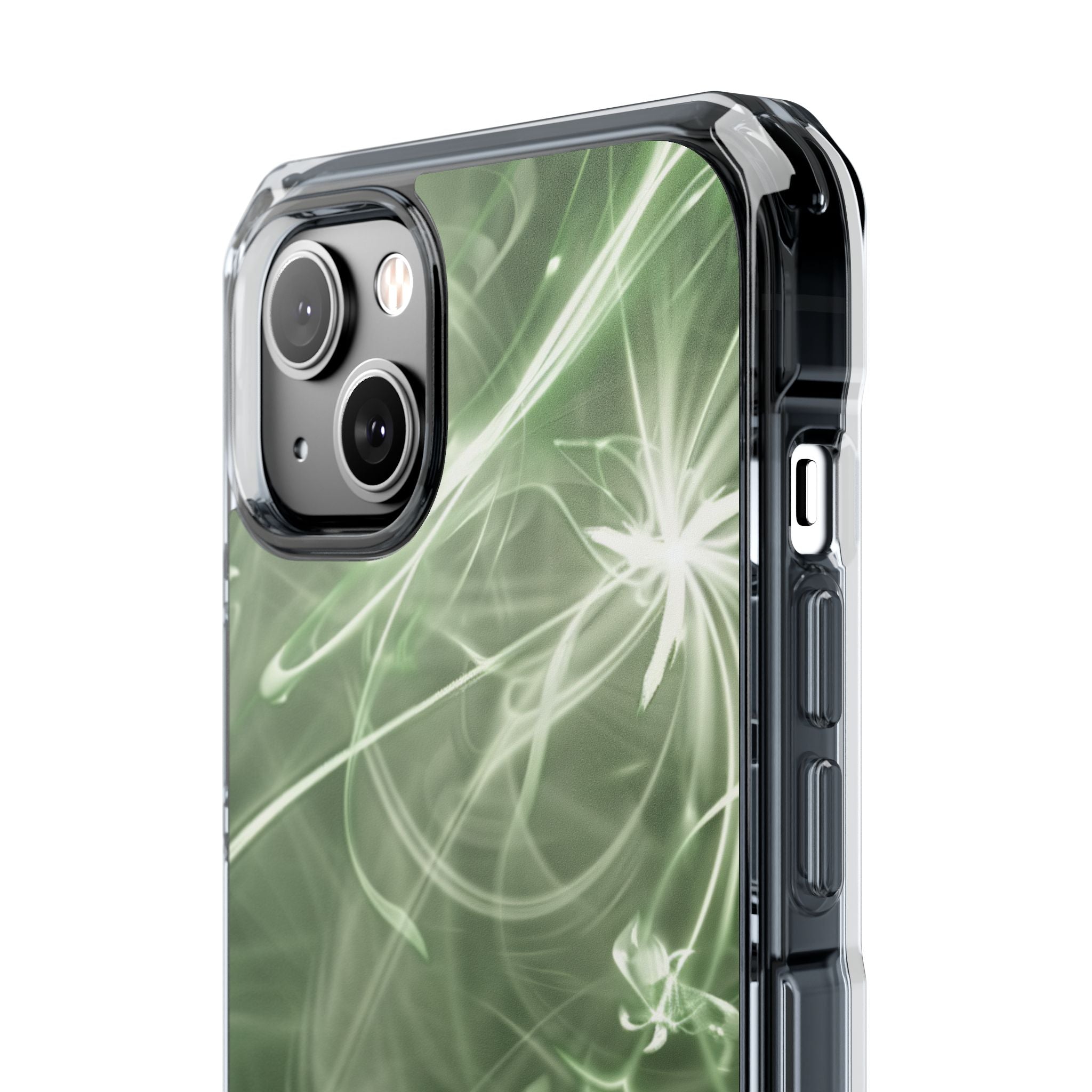 Green Spirit Flow iPhone 14 - Impact Clear+