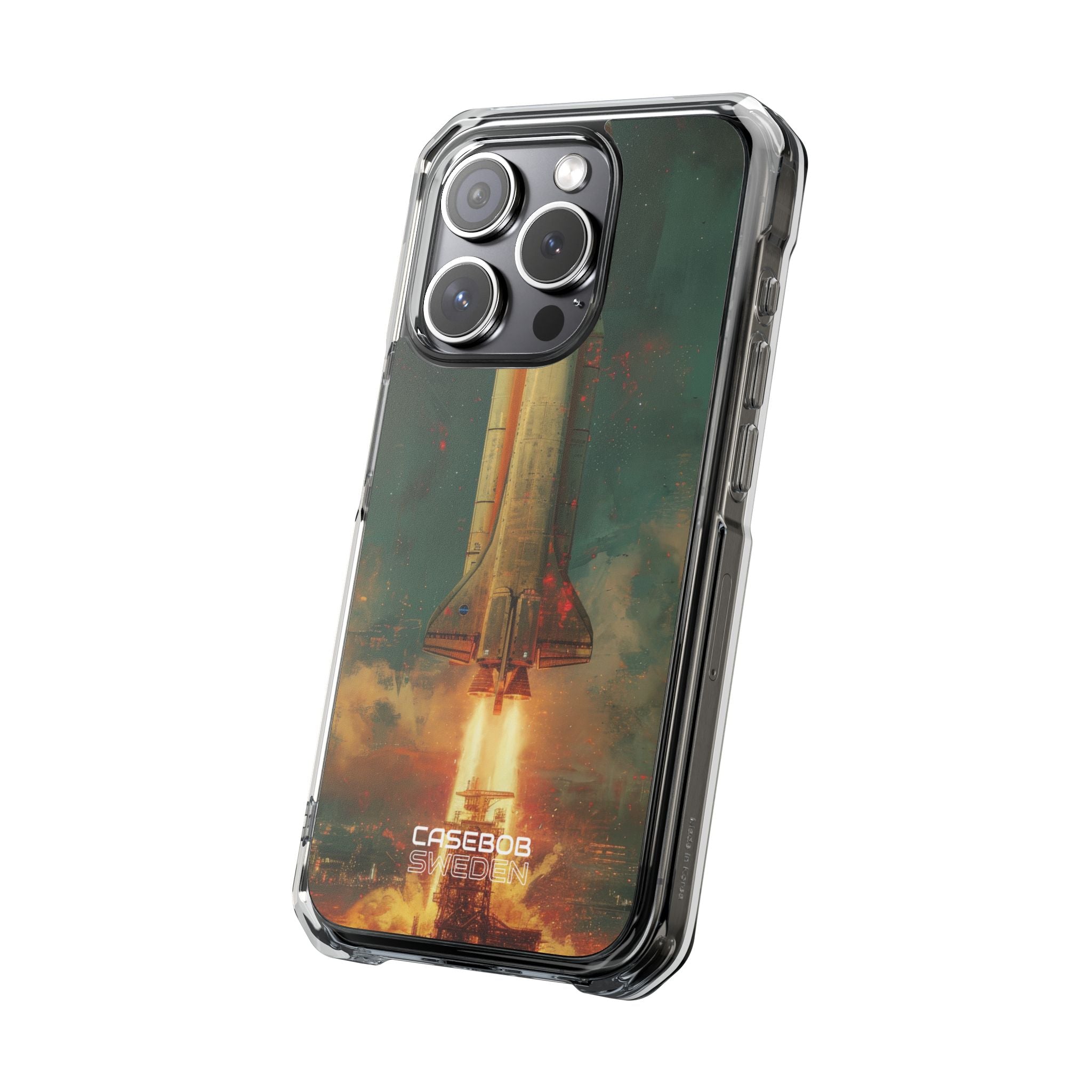 Cosmic Shuttle Ascent iPhone 15 - Impact Clear+