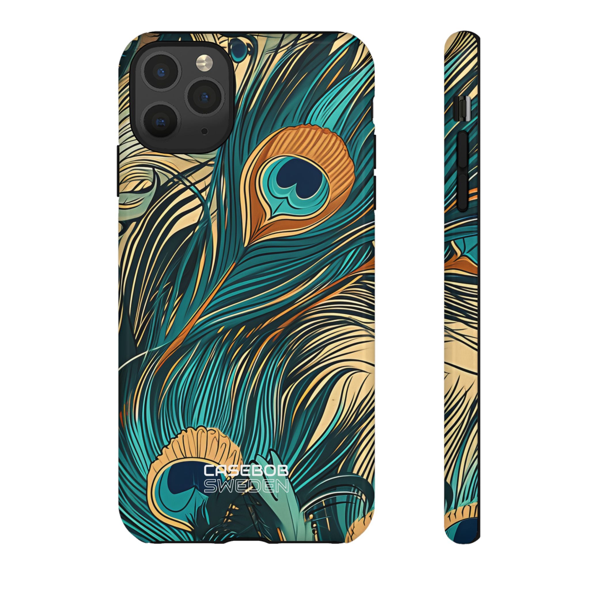Peacock Feather Whirl iPhone 11 - Tough