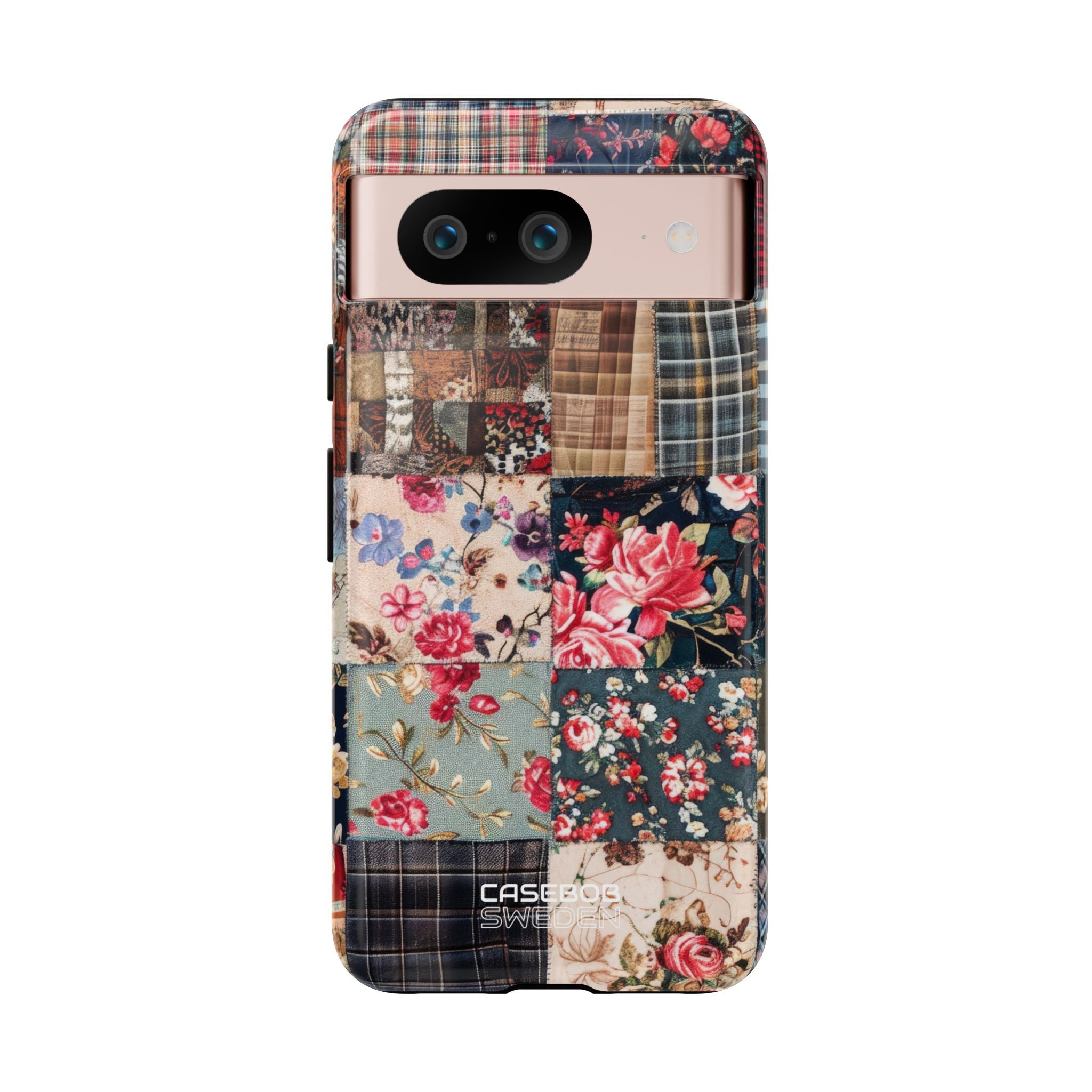 Trapunta patchwork floreale Google Pixel 8 - Tough