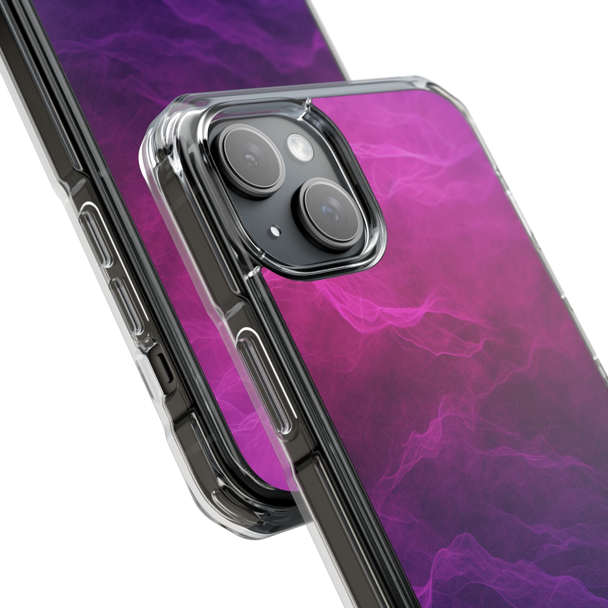 Violet Dream Currents iPhone 15 - Impact Clear+