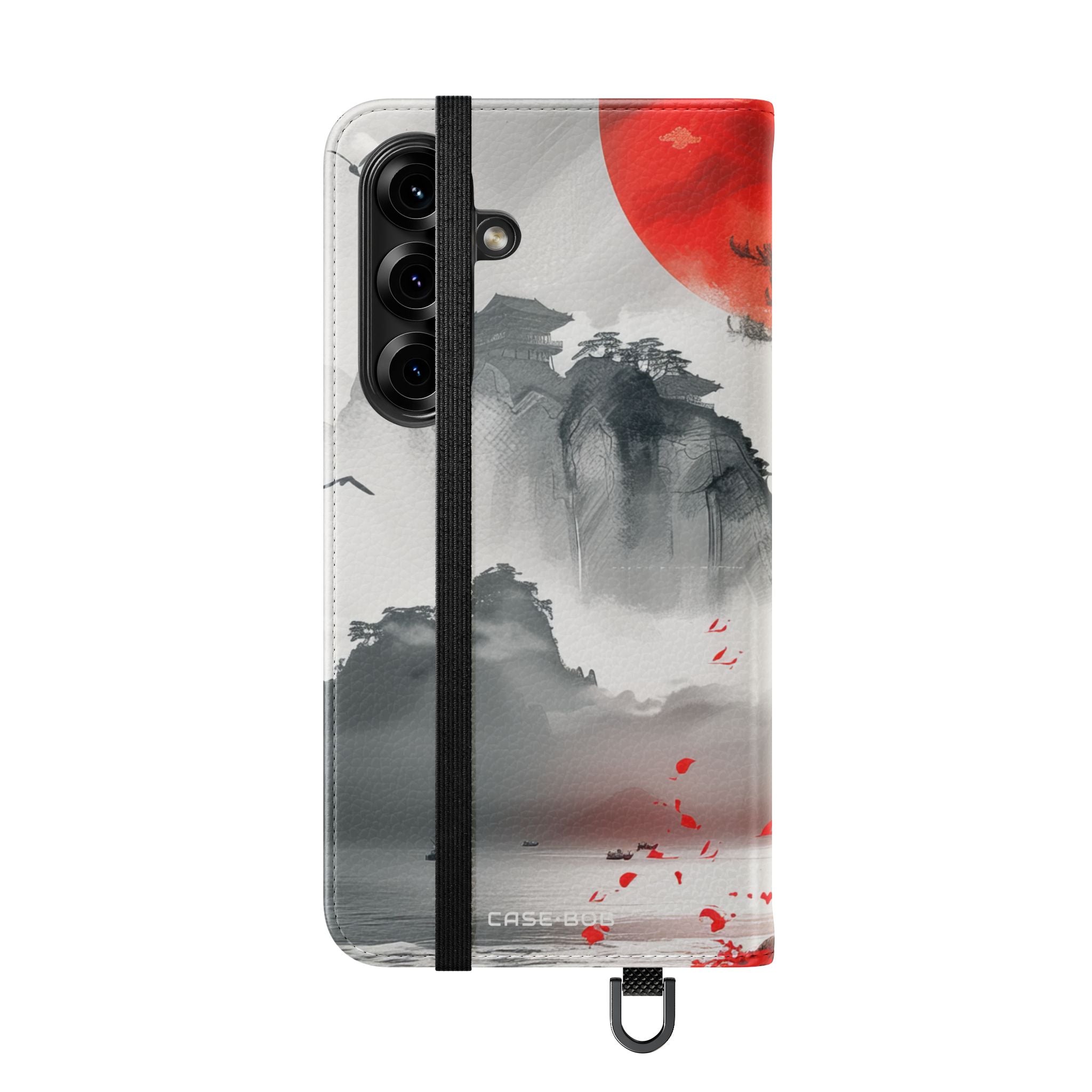 Red Sun Serenity - Samsung S25 Case - Wallet