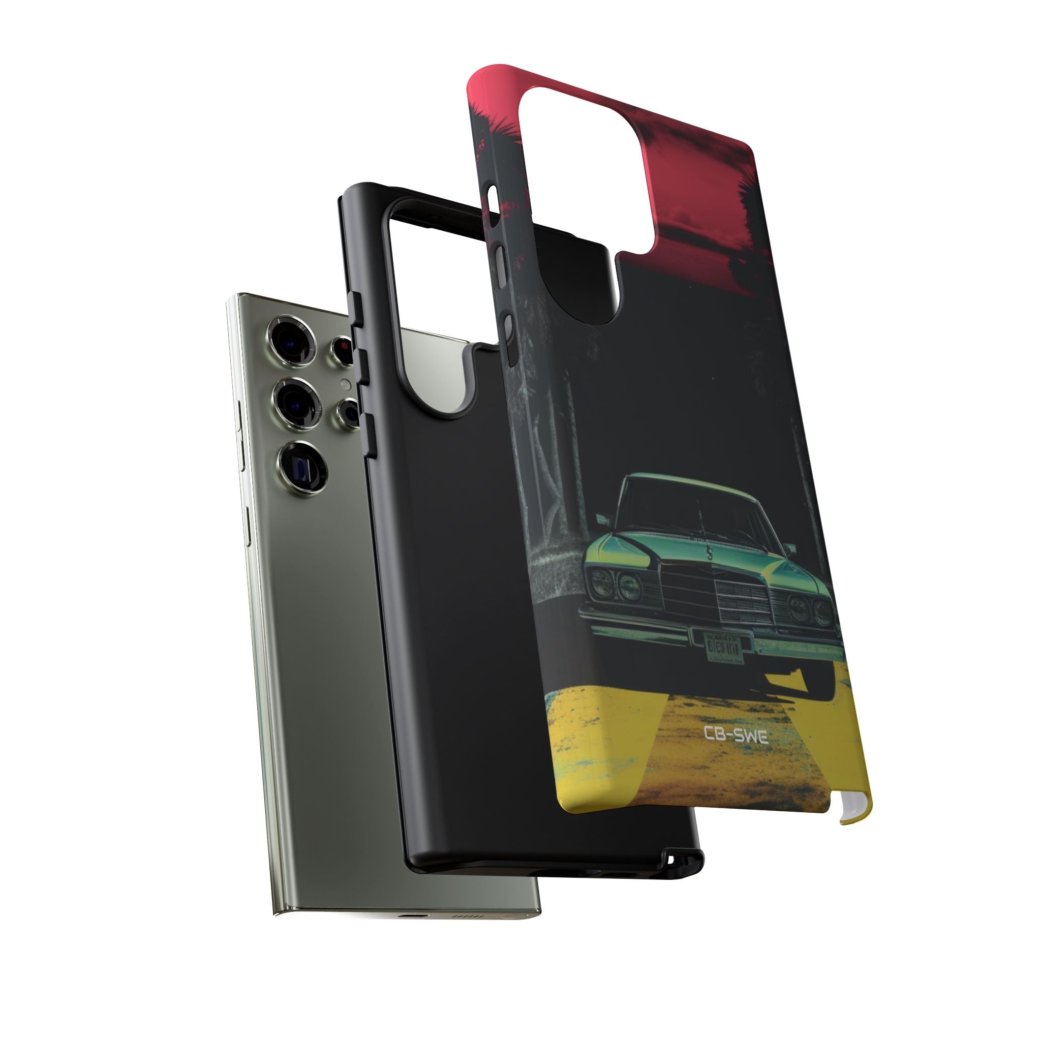 Retro Futuristic Nightscape - Samsung Case