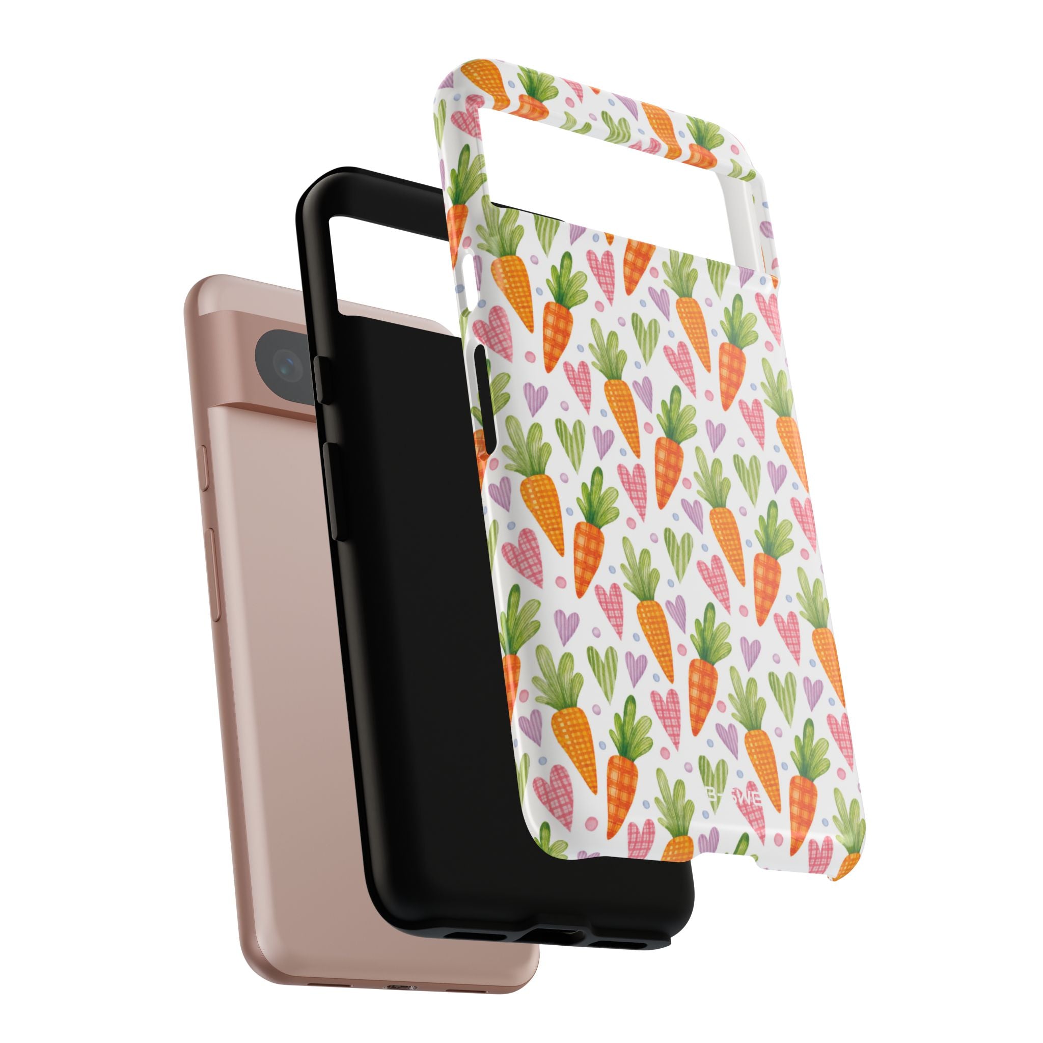 Carrots Embrace Hearts - Google Pixel Case