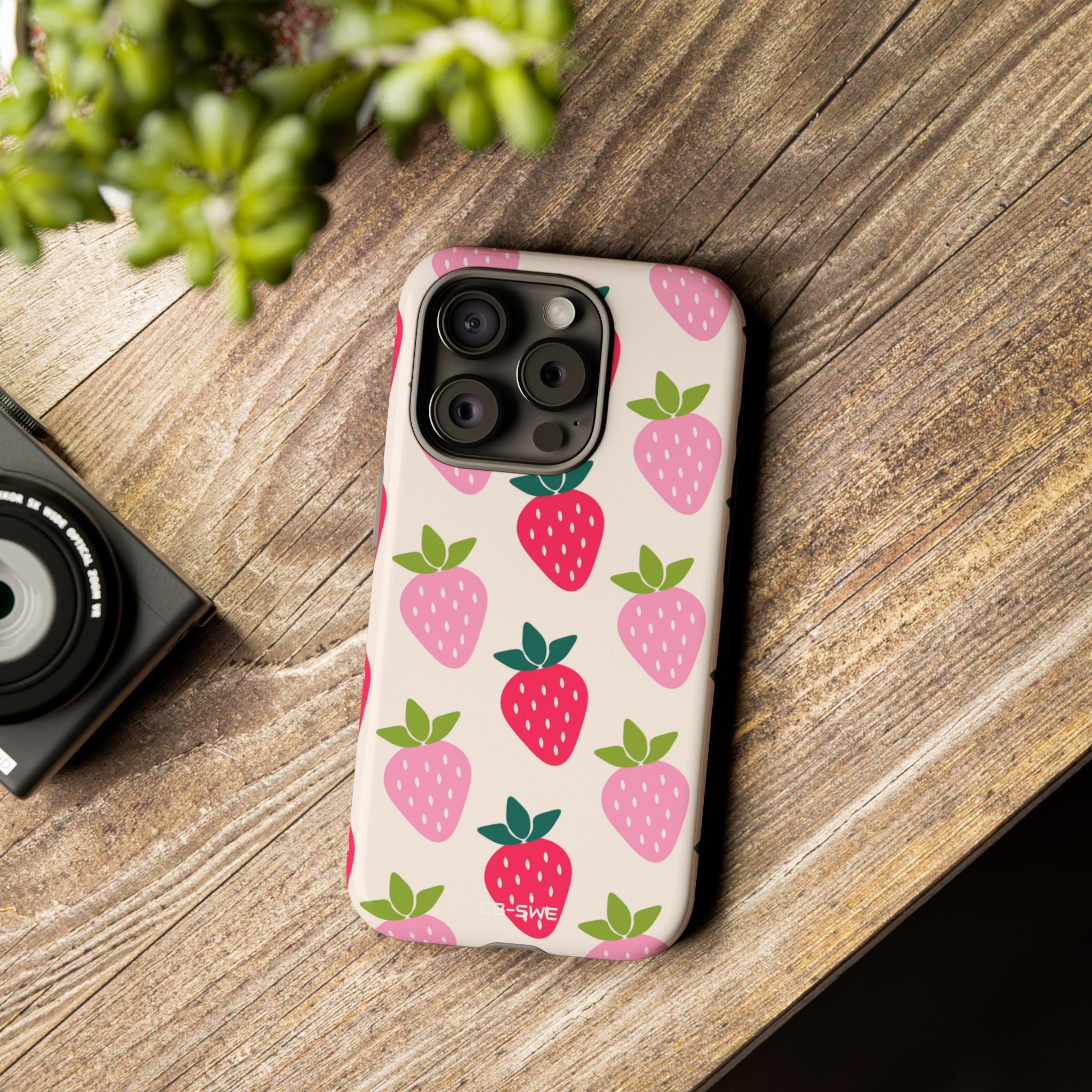 Vibrant Strawberry Rhythm - iPhone Case