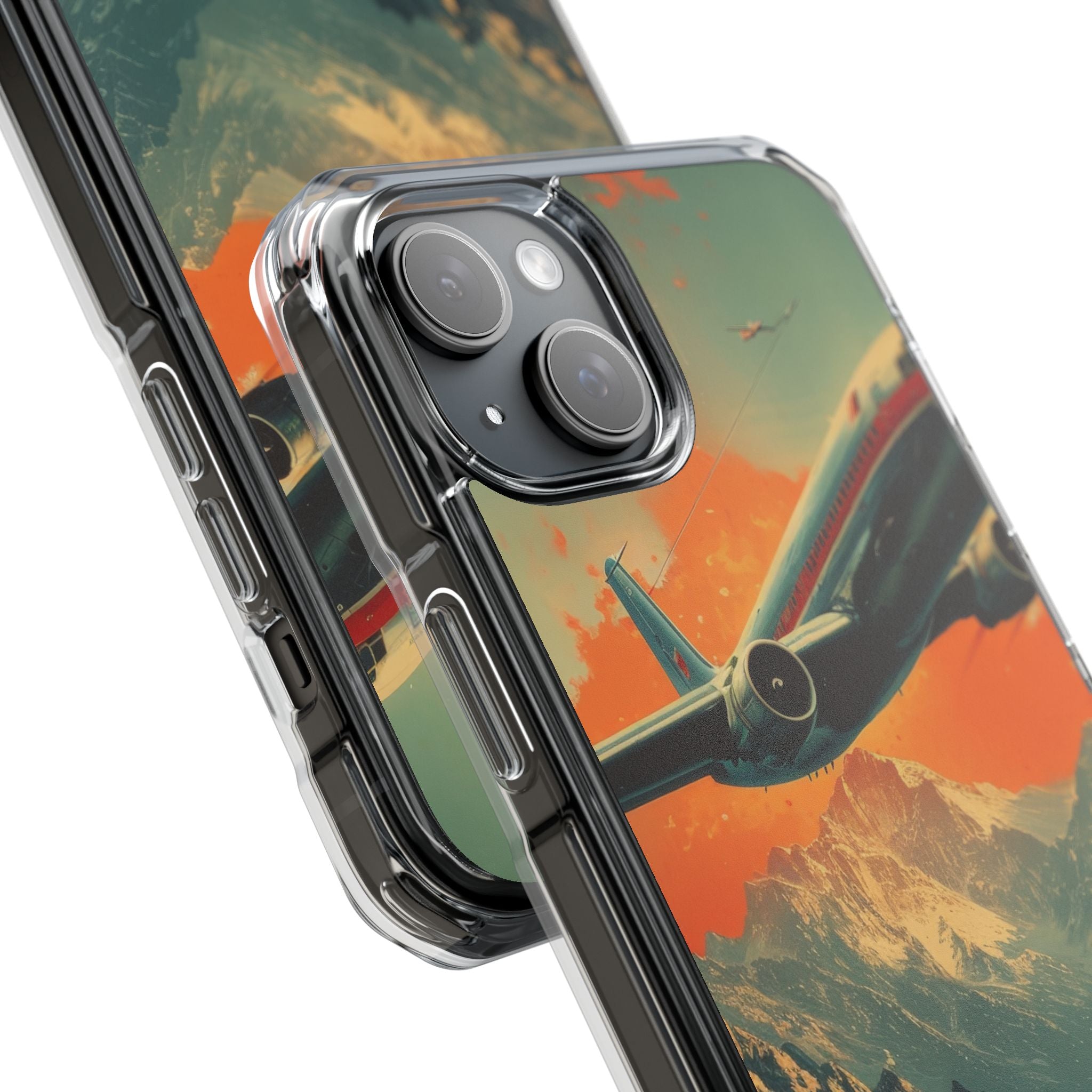 Soaring Mountain Flight iPhone 15 - Impact Clear+