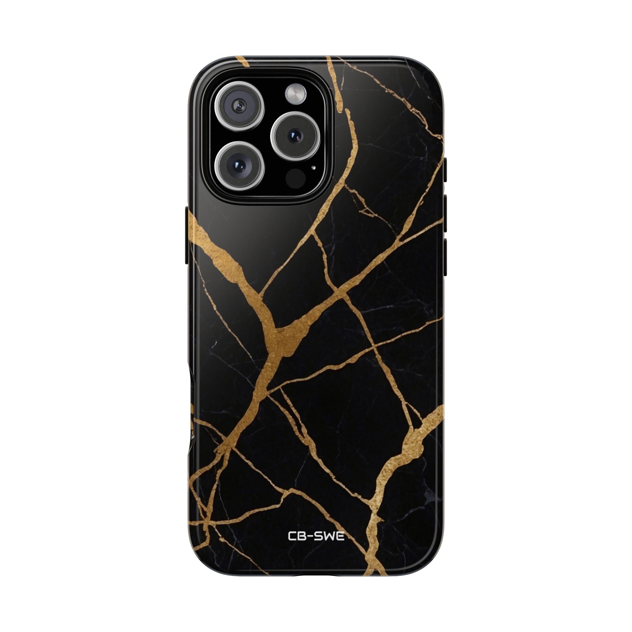 Golden Veins Twist - iPhone Case