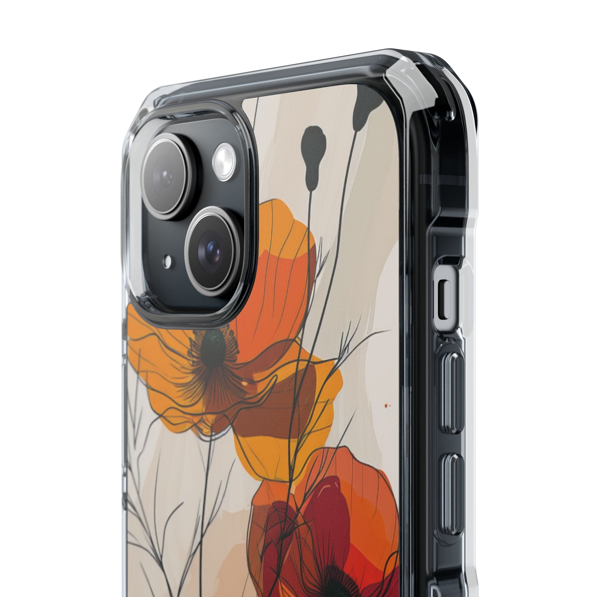 Golden Bloom Dance iPhone 15 - Impact Clear+