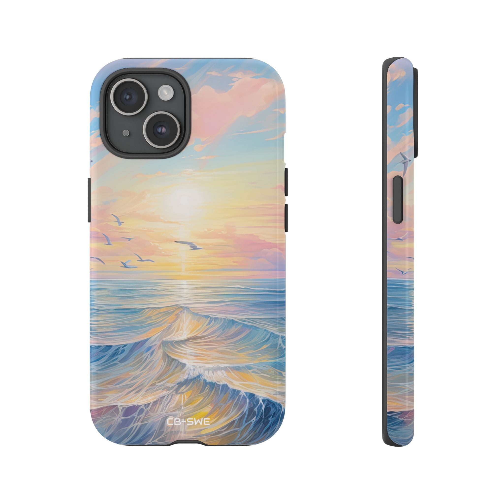 Gentle Waves Embrace - iPhone Case