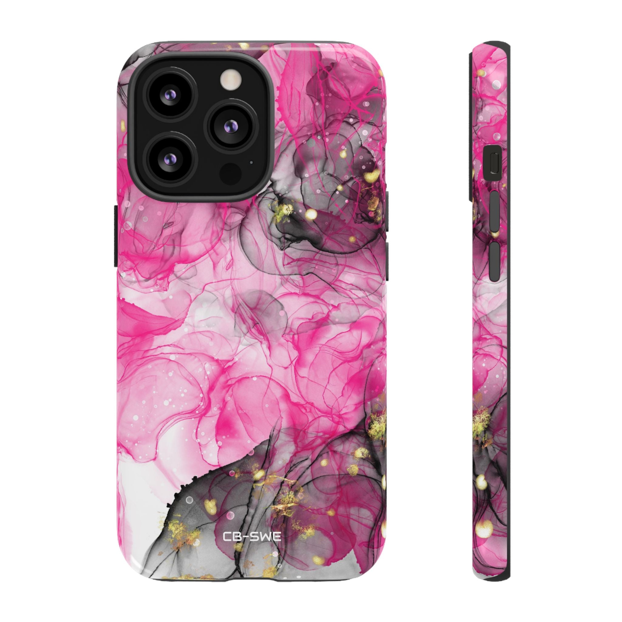 Vibrant Pink Swirls - iPhone Case