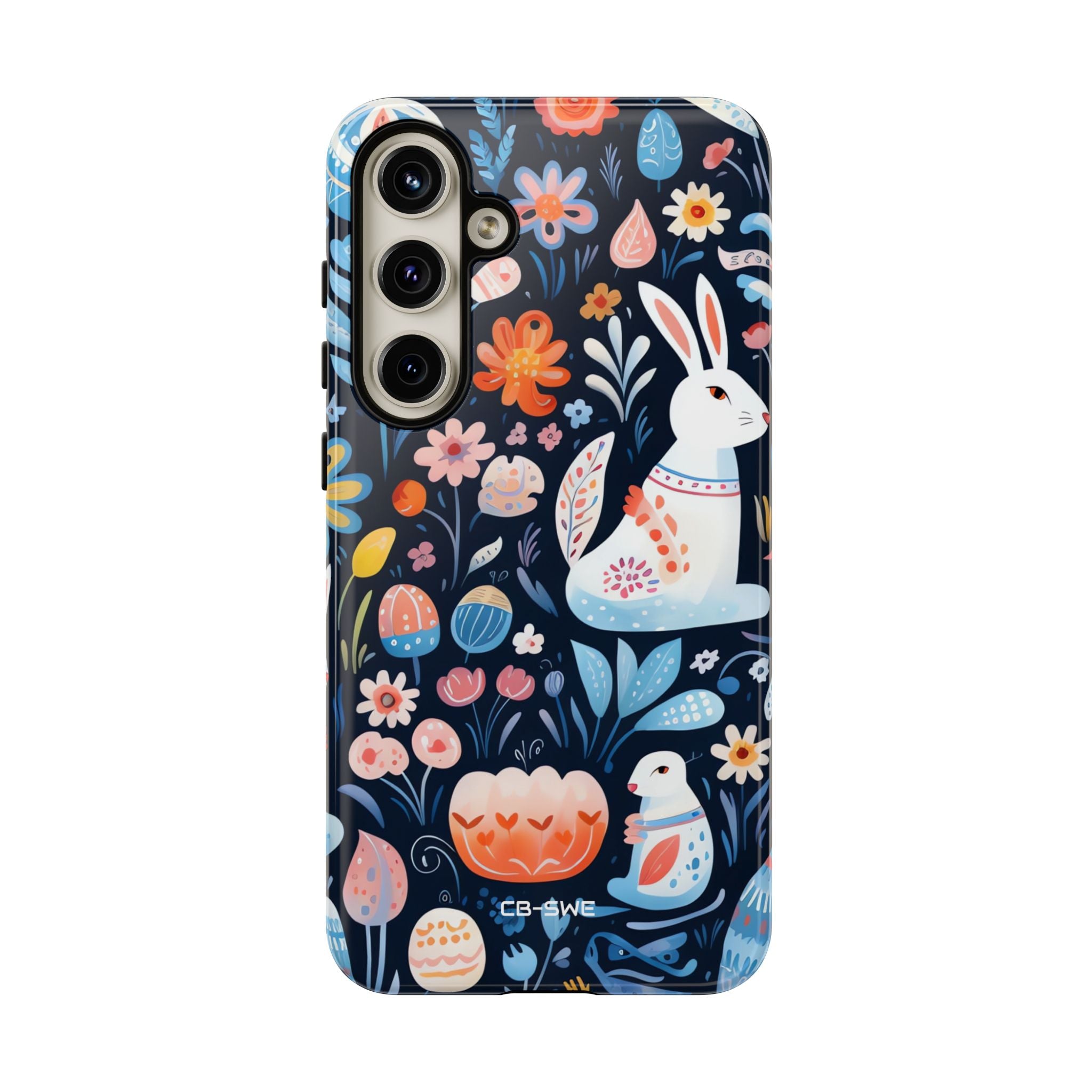 Bunnies Play Among Flowers - Samsung Case