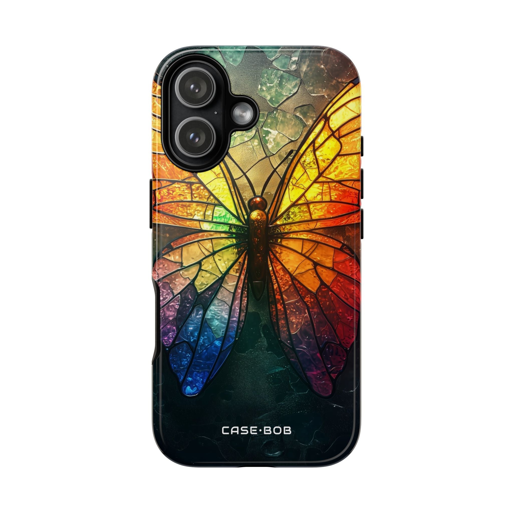 Stained Glass Butterfly iPhone 17 Case - Tough